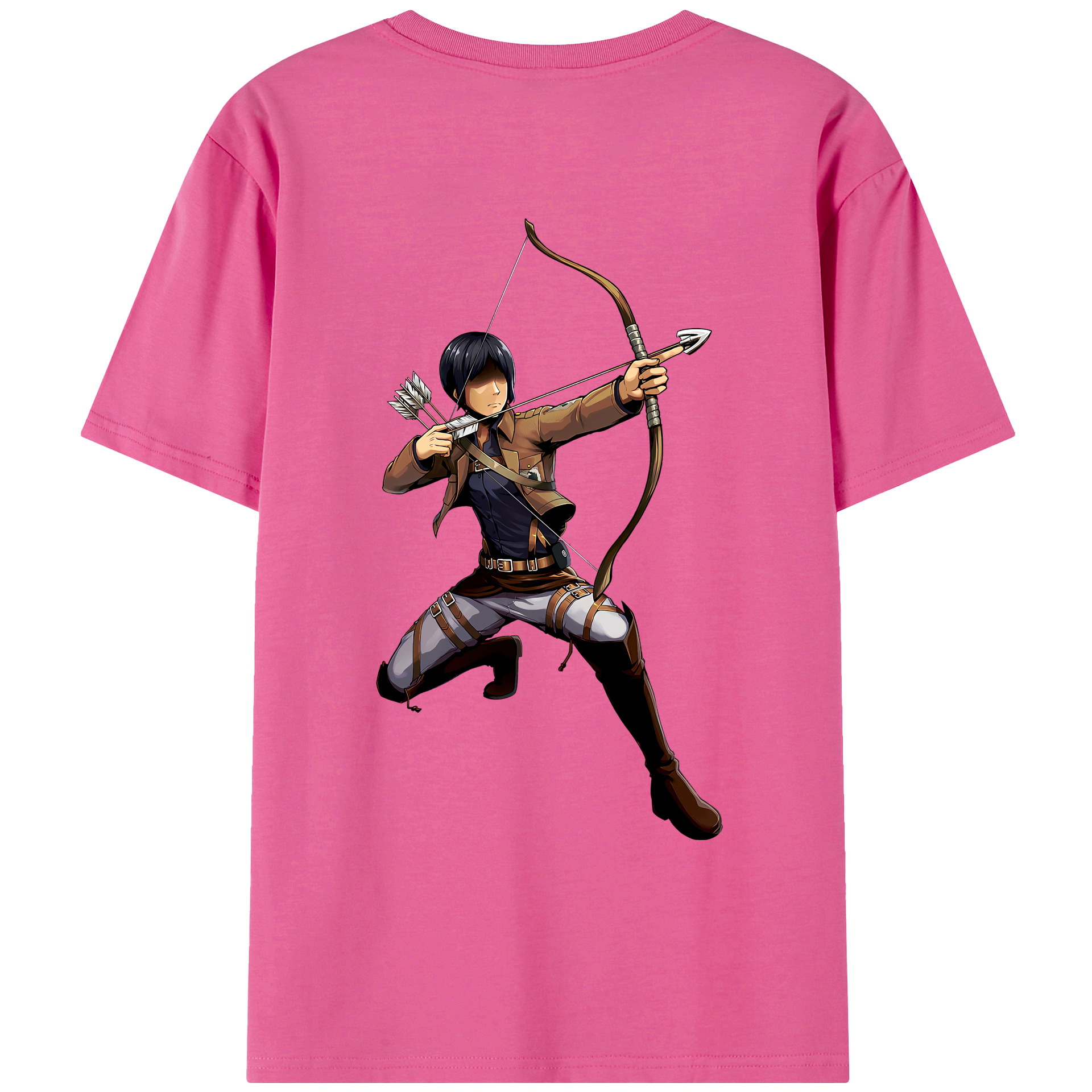 （画像用） 進撃の巨人 Attack on Titan レディース半袖Tシャツ(バックプリント)
