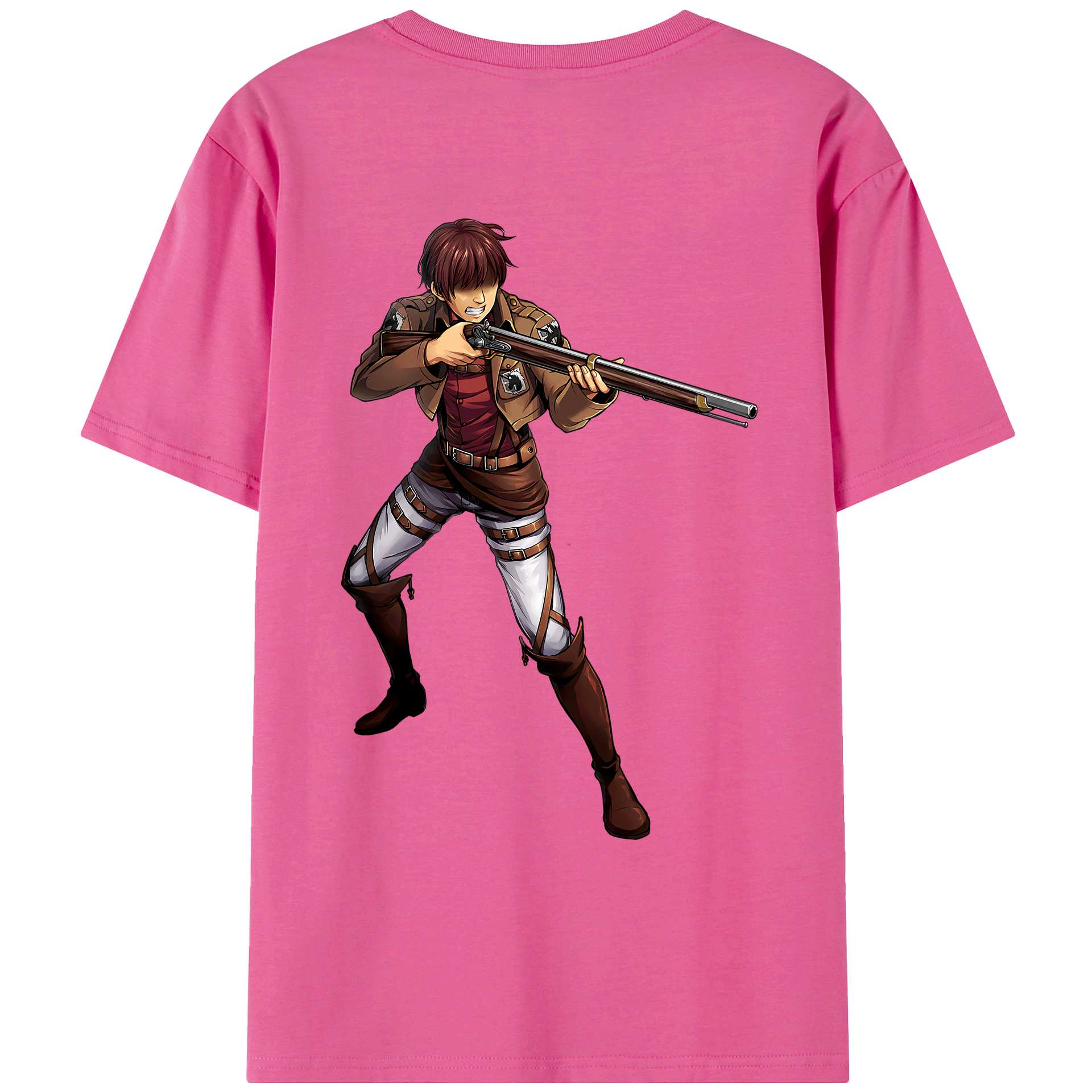 （画像用） 進撃の巨人 Attack on Titan レディース半袖Tシャツ(バックプリント)