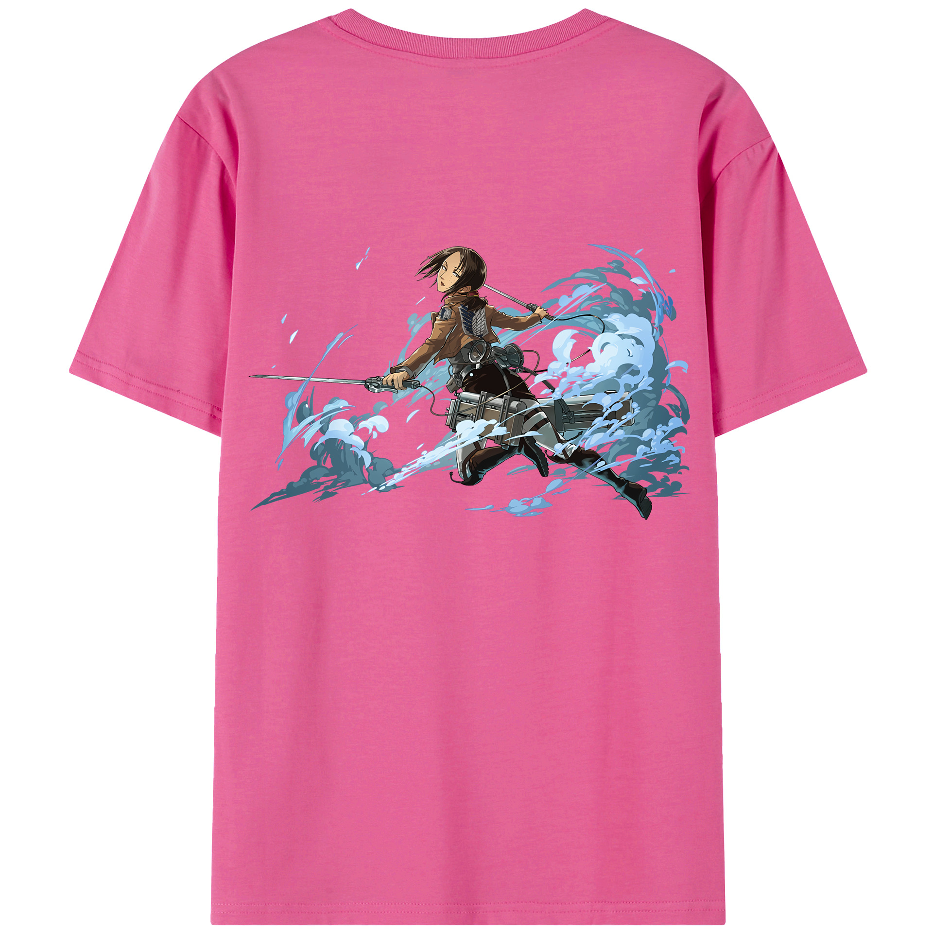 （画像用） 進撃の巨人 Attack on Titan レディース半袖Tシャツ(バックプリント)