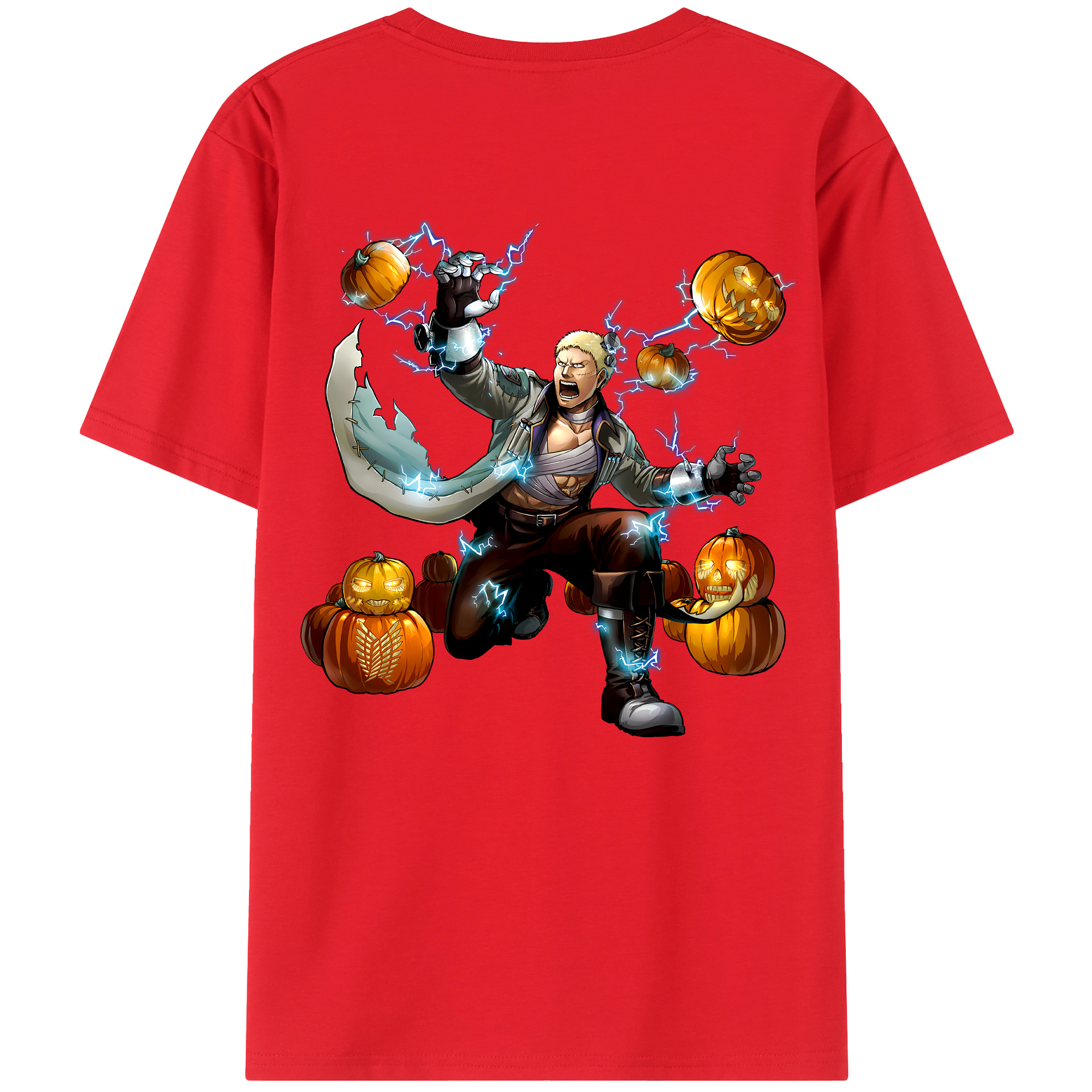 （画像用） 進撃の巨人 ライナー・ブラウン Attack on Titan Reiner Braun レディース半袖Tシャツ(バックプリント)