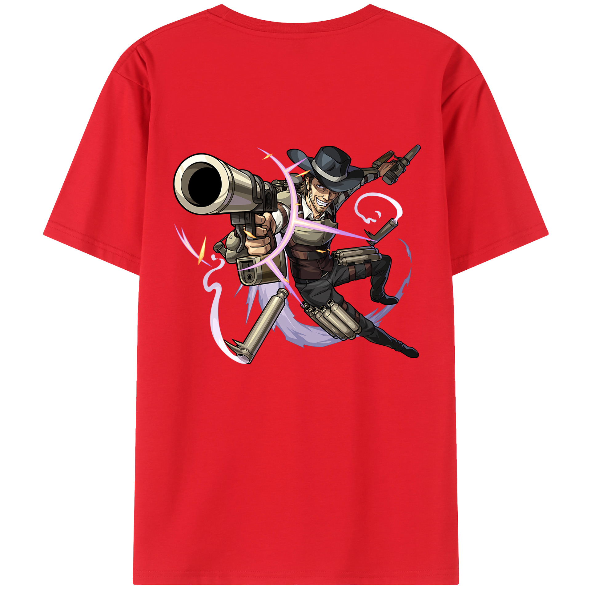 （画像用） 進撃の巨人 ケニー·アッカーマン Attack on Titan Kenny Ackerman レディース半袖Tシャツ(バックプリント)