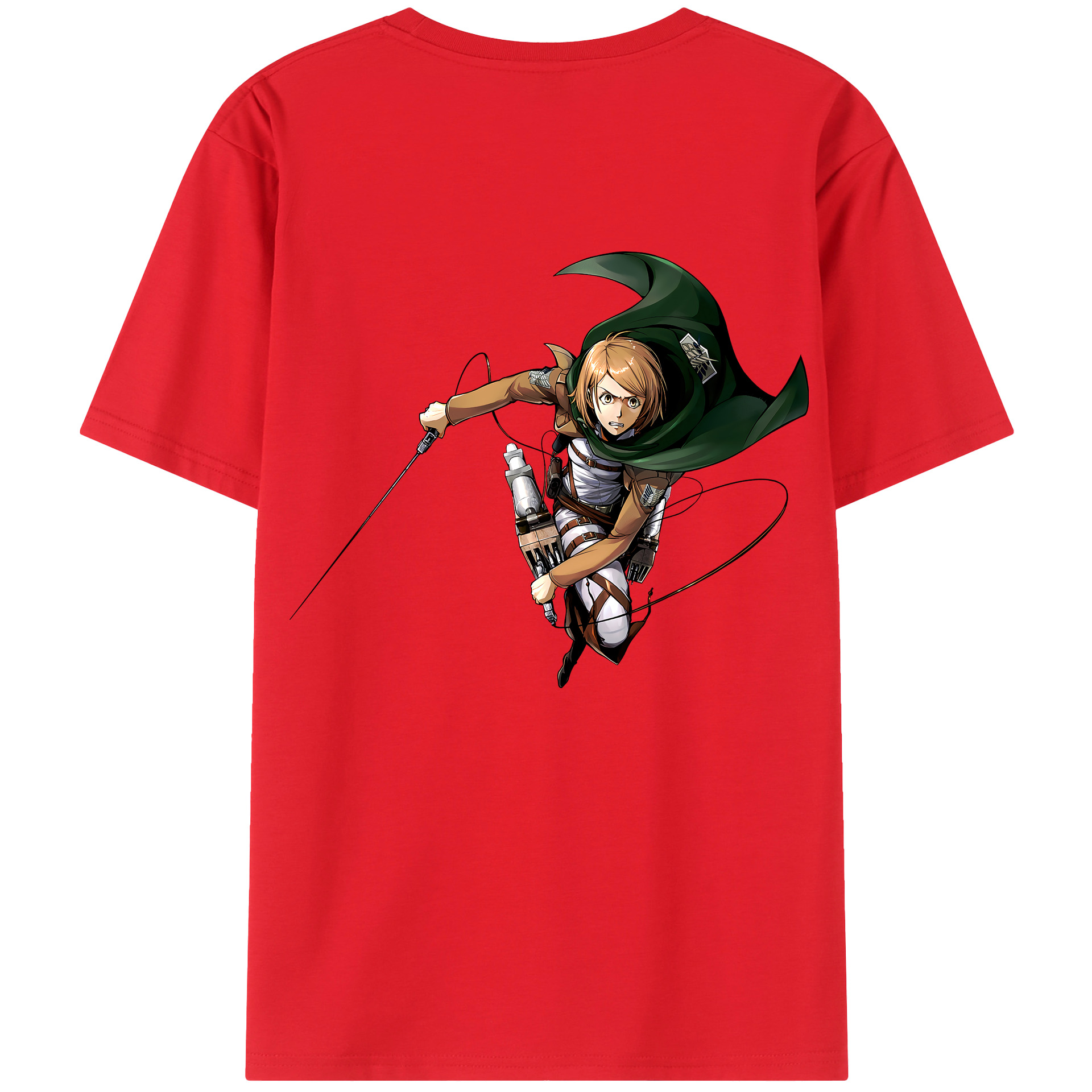 （画像用） 進撃の巨人 ペトラ·ラル Attack on Titan Petra Rall レディース半袖Tシャツ(バックプリント)