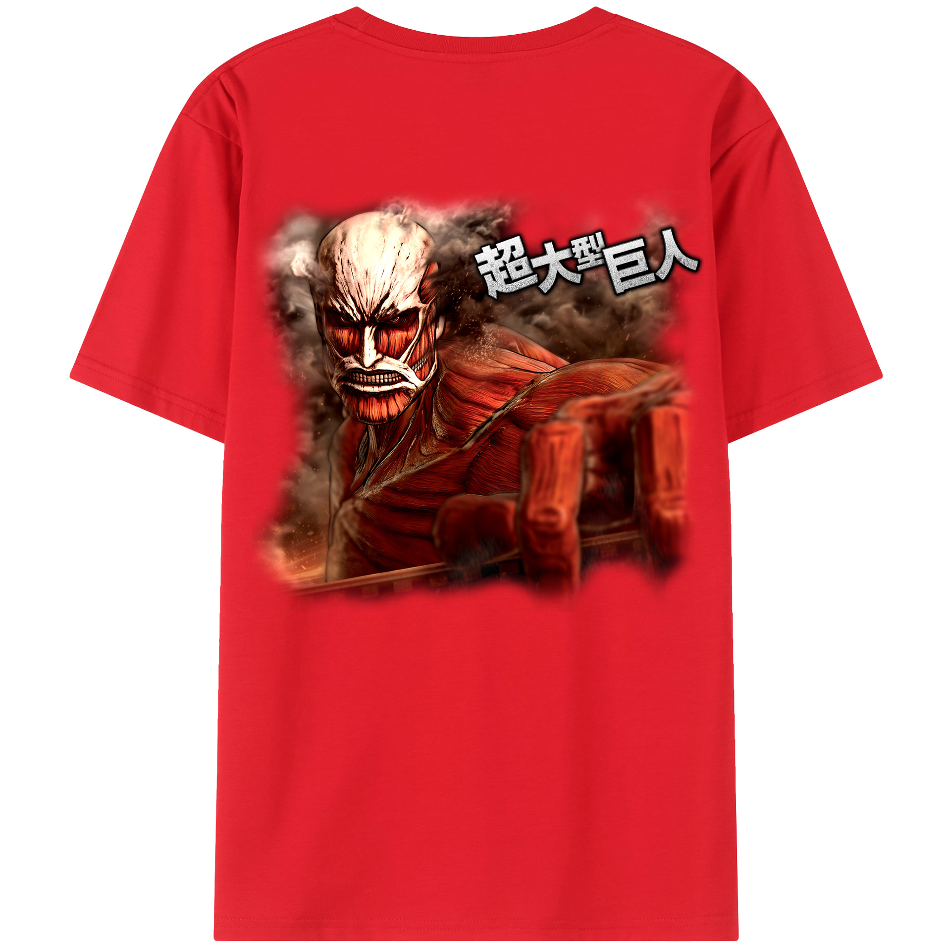 （画像用） 進撃の巨人 Attack on Titan レディース半袖Tシャツ(バックプリント)