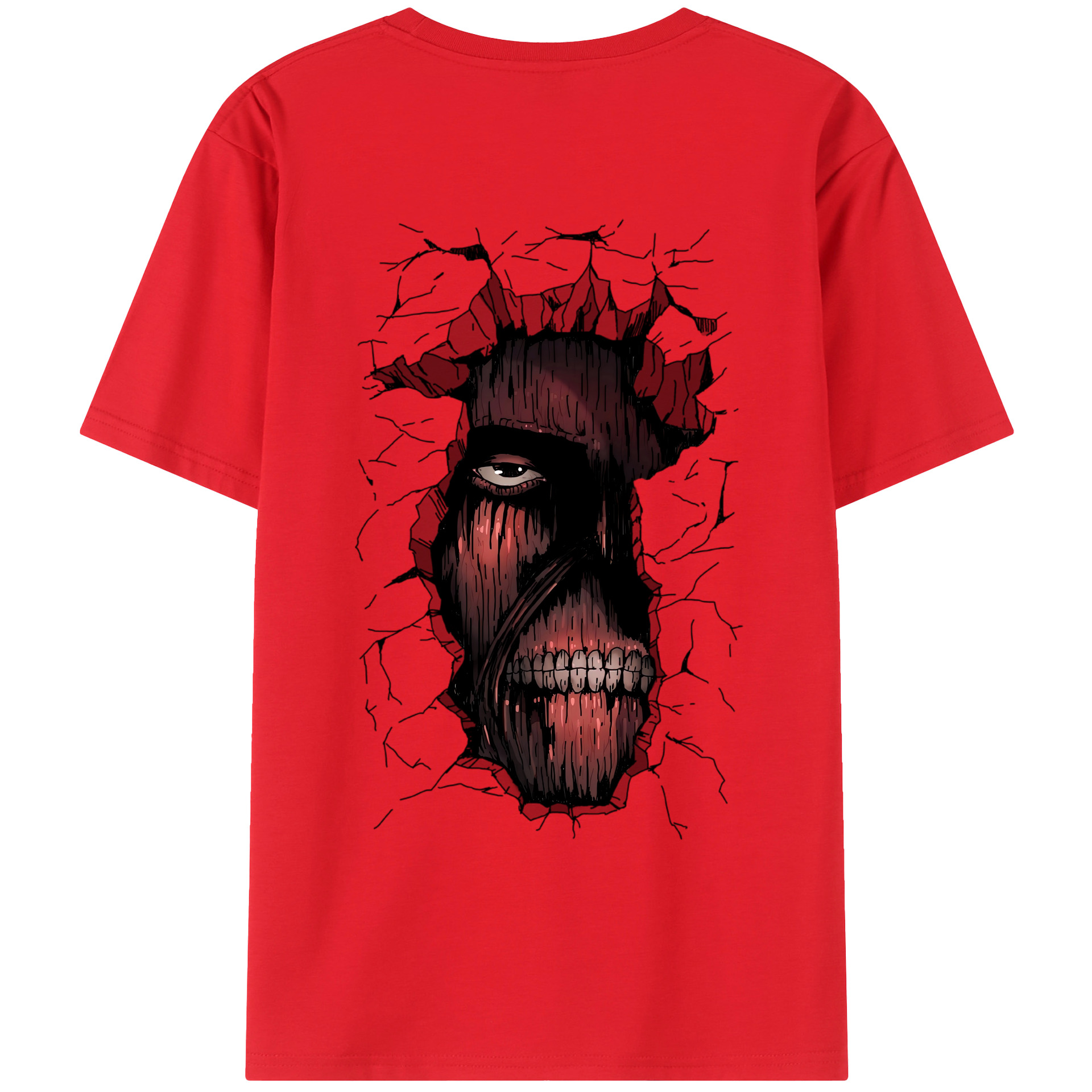 （画像用） 進撃の巨人 Attack on Titan レディース半袖Tシャツ(バックプリント)