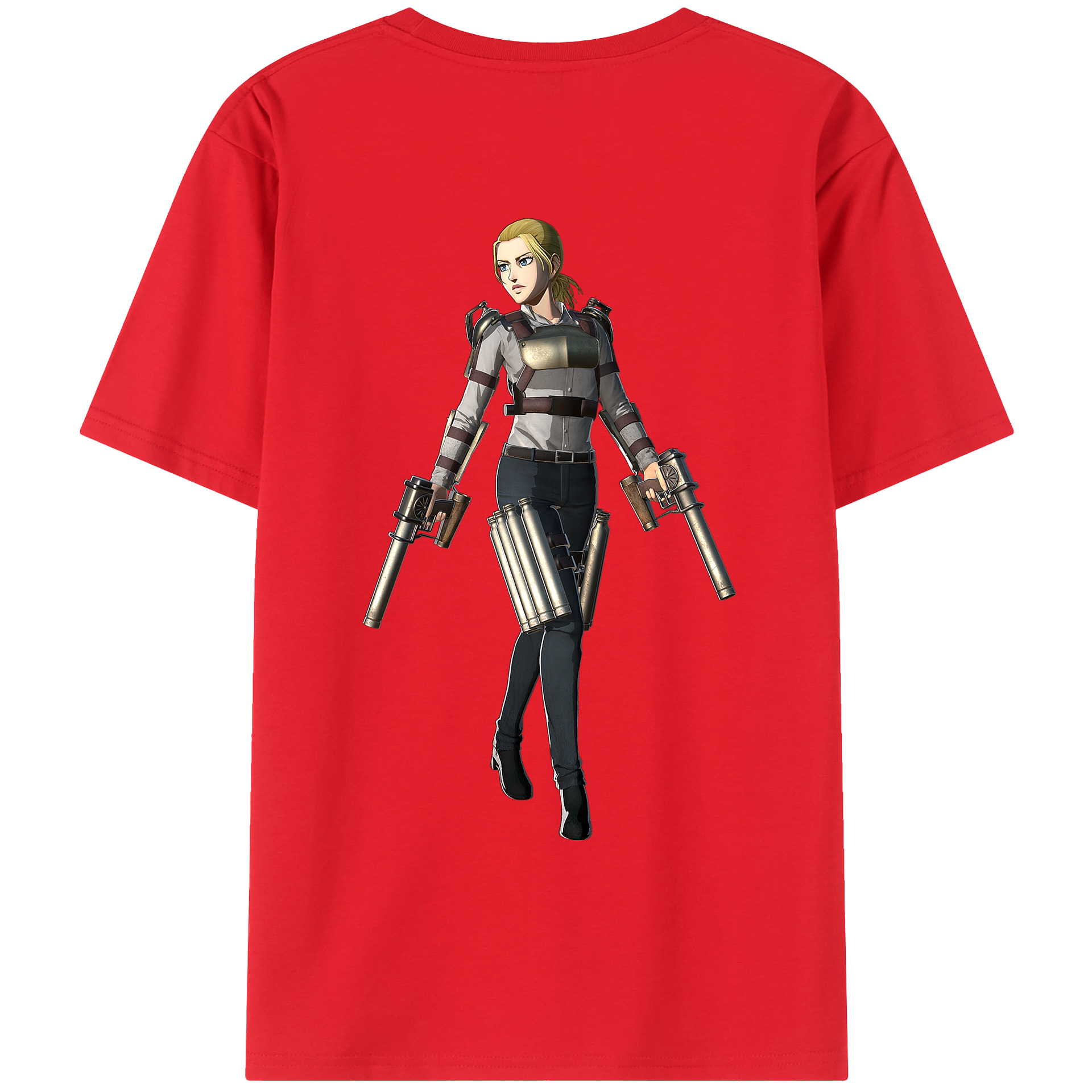 （画像用） 進撃の巨人 Attack on Titan レディース半袖Tシャツ(バックプリント)