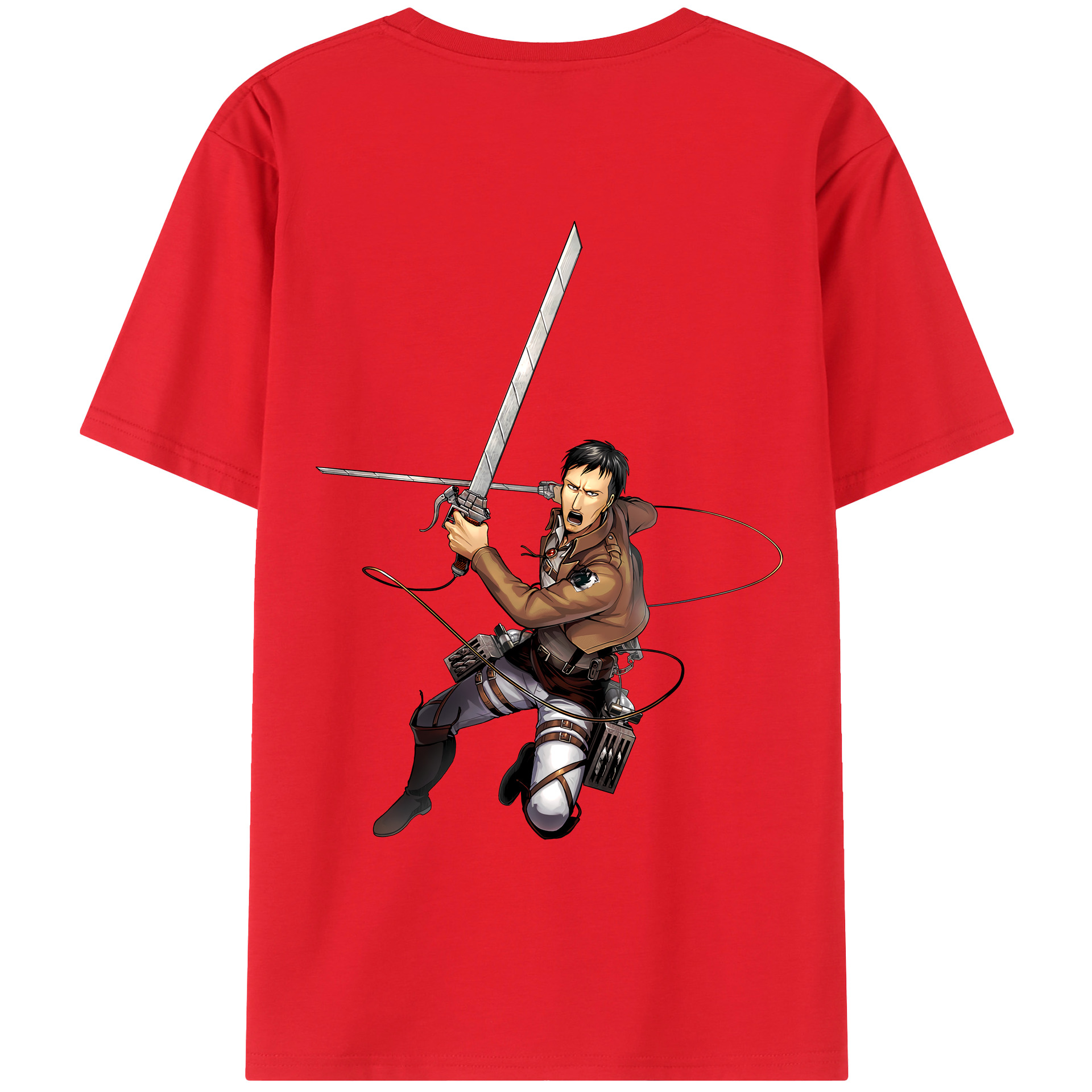 （画像用） 進撃の巨人 Attack on Titan レディース半袖Tシャツ(バックプリント)