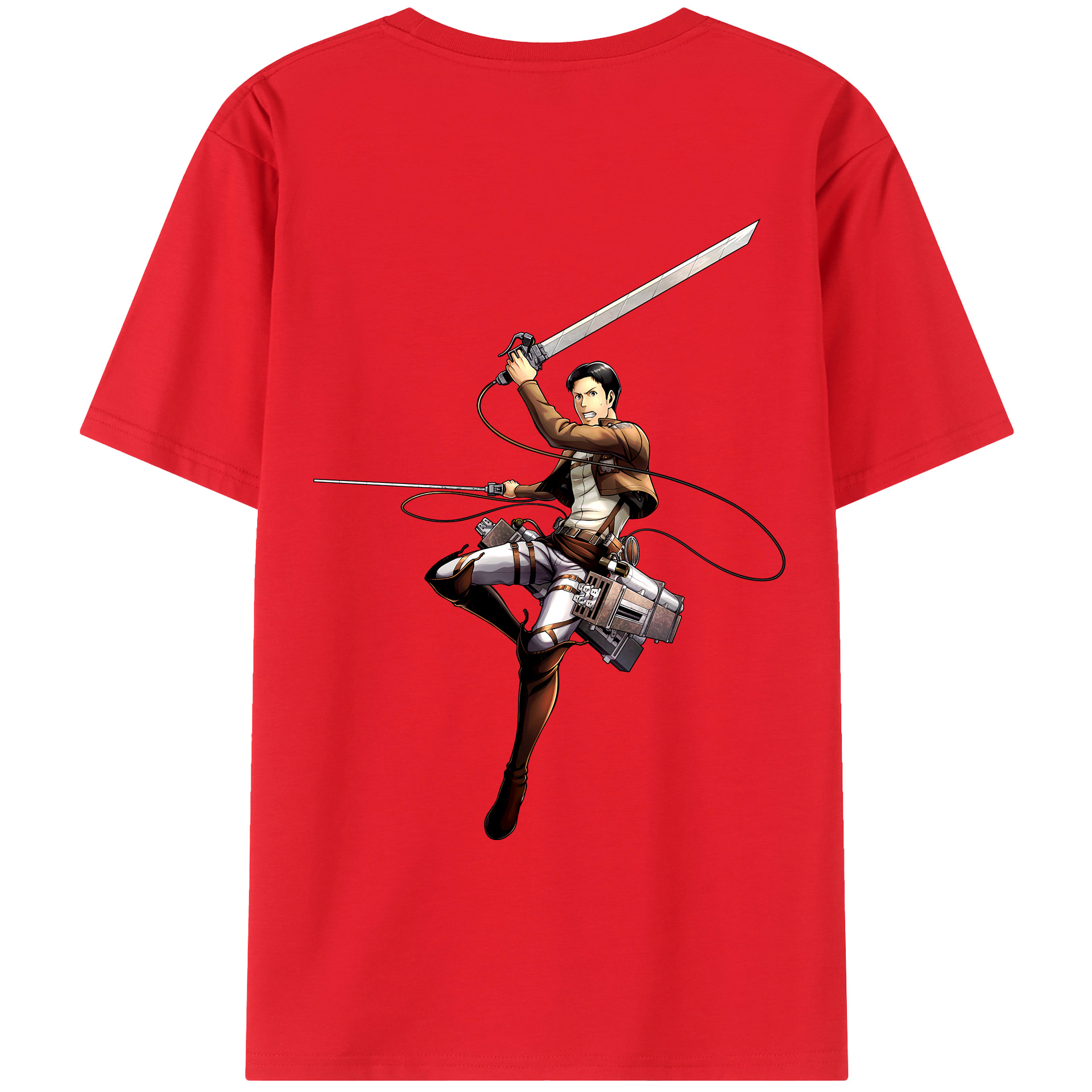 （画像用） 進撃の巨人 Attack on Titan レディース半袖Tシャツ(バックプリント)