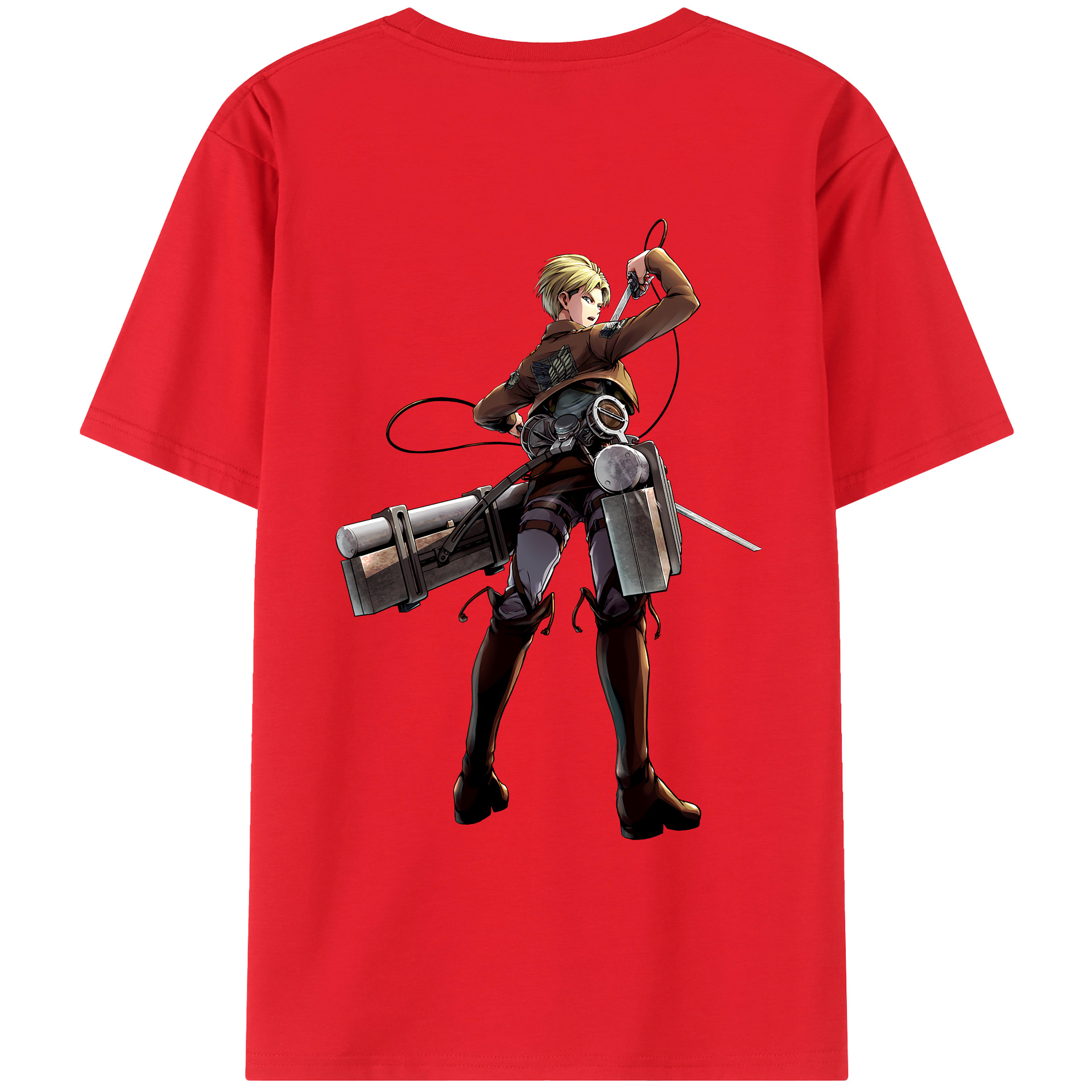 （画像用） 進撃の巨人 Attack on Titan レディース半袖Tシャツ(バックプリント)