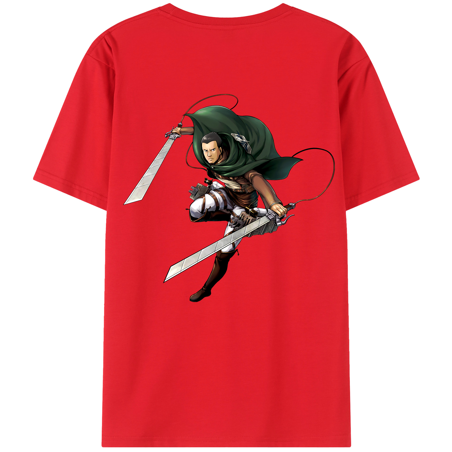 （画像用） 進撃の巨人 Attack on Titan レディース半袖Tシャツ(バックプリント)