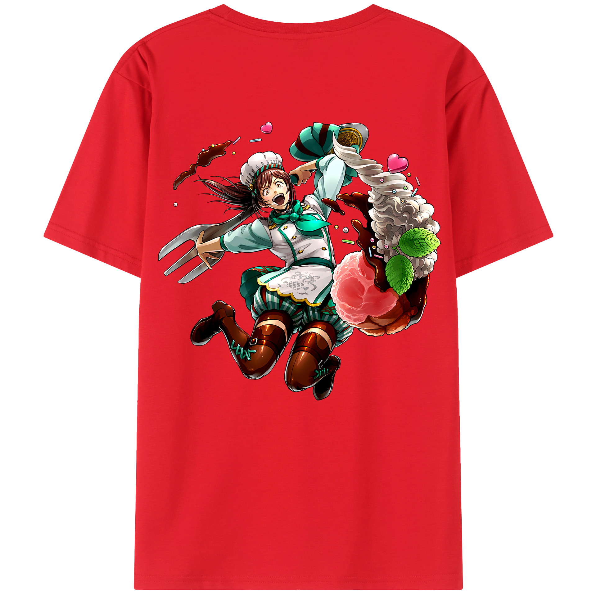（画像用） 進撃の巨人 サシャ·ブラウス Attack on Titan Sasha Blaus レディース半袖Tシャツ(バックプリント)