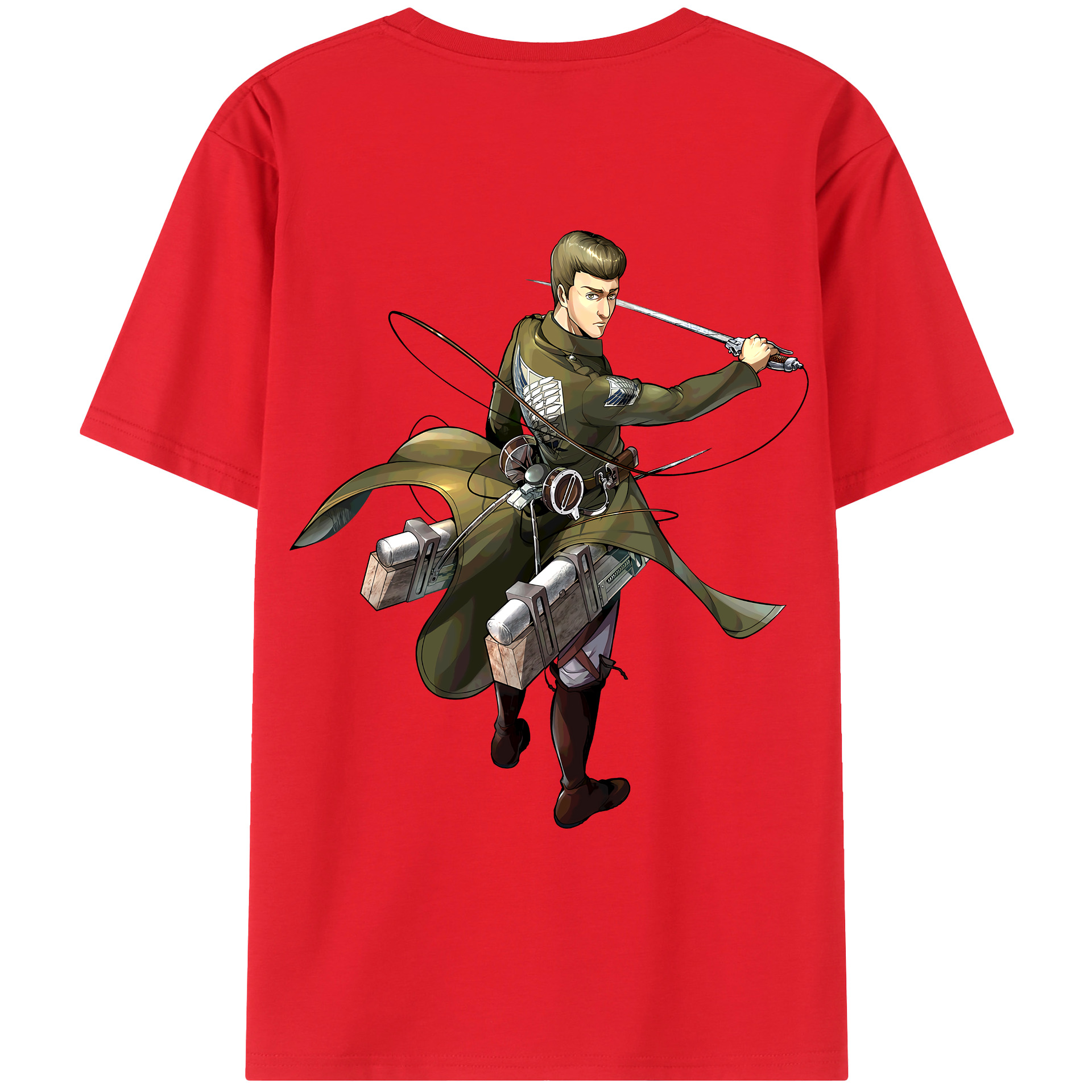 （画像用） 進撃の巨人 Attack on Titan レディース半袖Tシャツ(バックプリント)