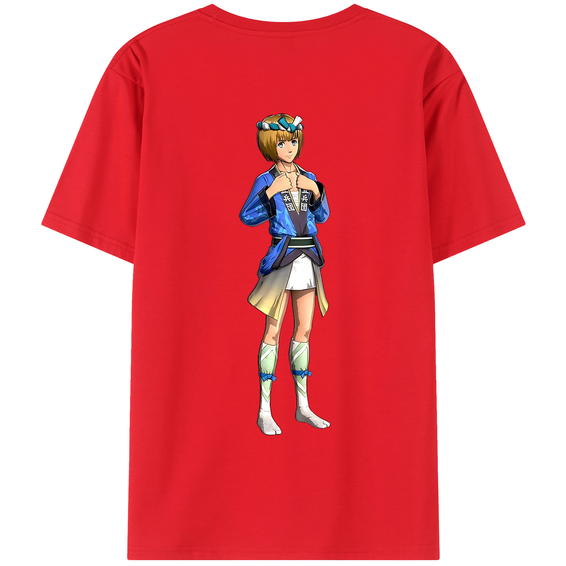 （画像用） 進撃の巨人 アルミン·アルレルト Attack on Titan Armin Arlert レディース半袖Tシャツ(バックプリント)