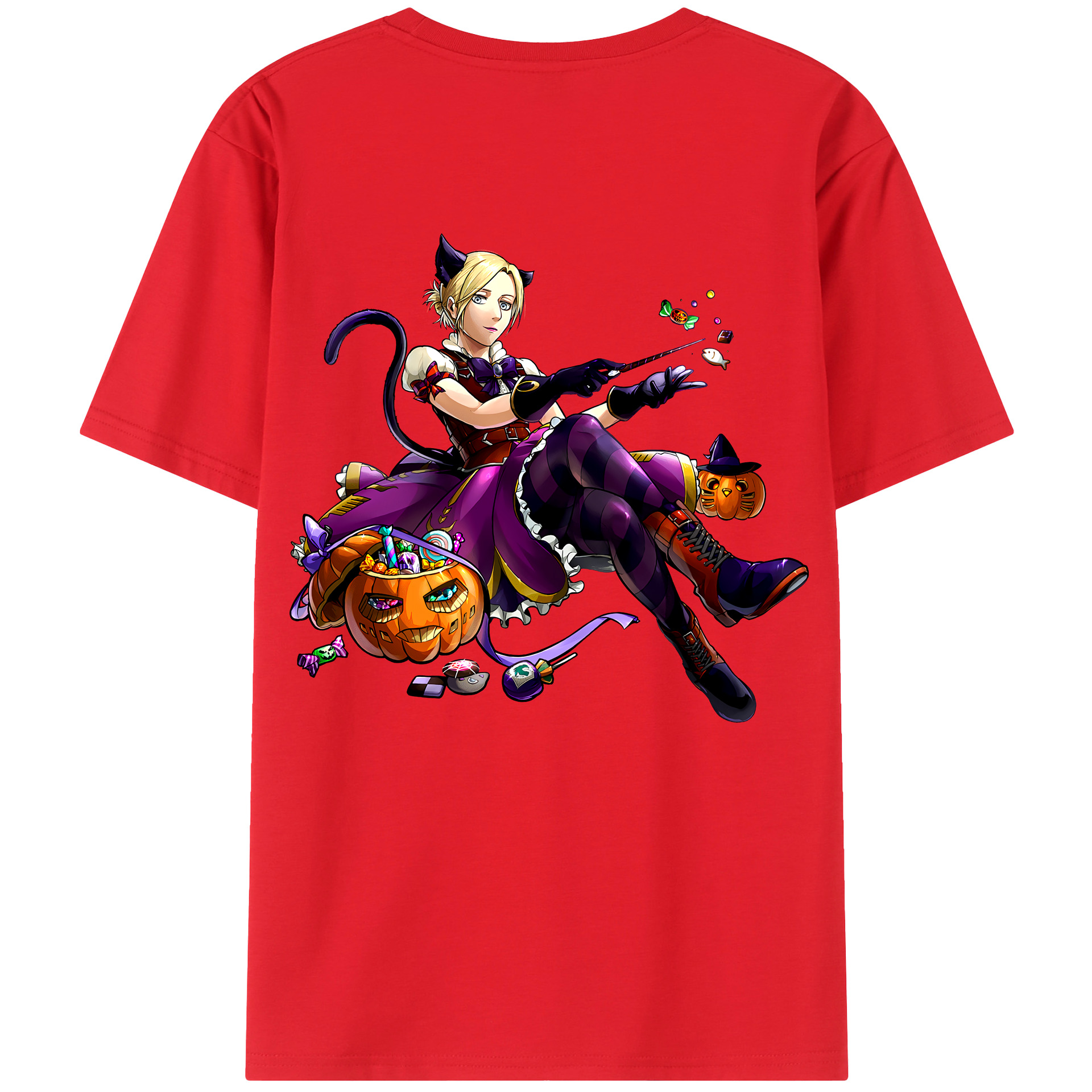 （画像用） 進撃の巨人 アニ・レオンハート Attack on Titan Annie Leonhart レディース半袖Tシャツ(バックプリント)