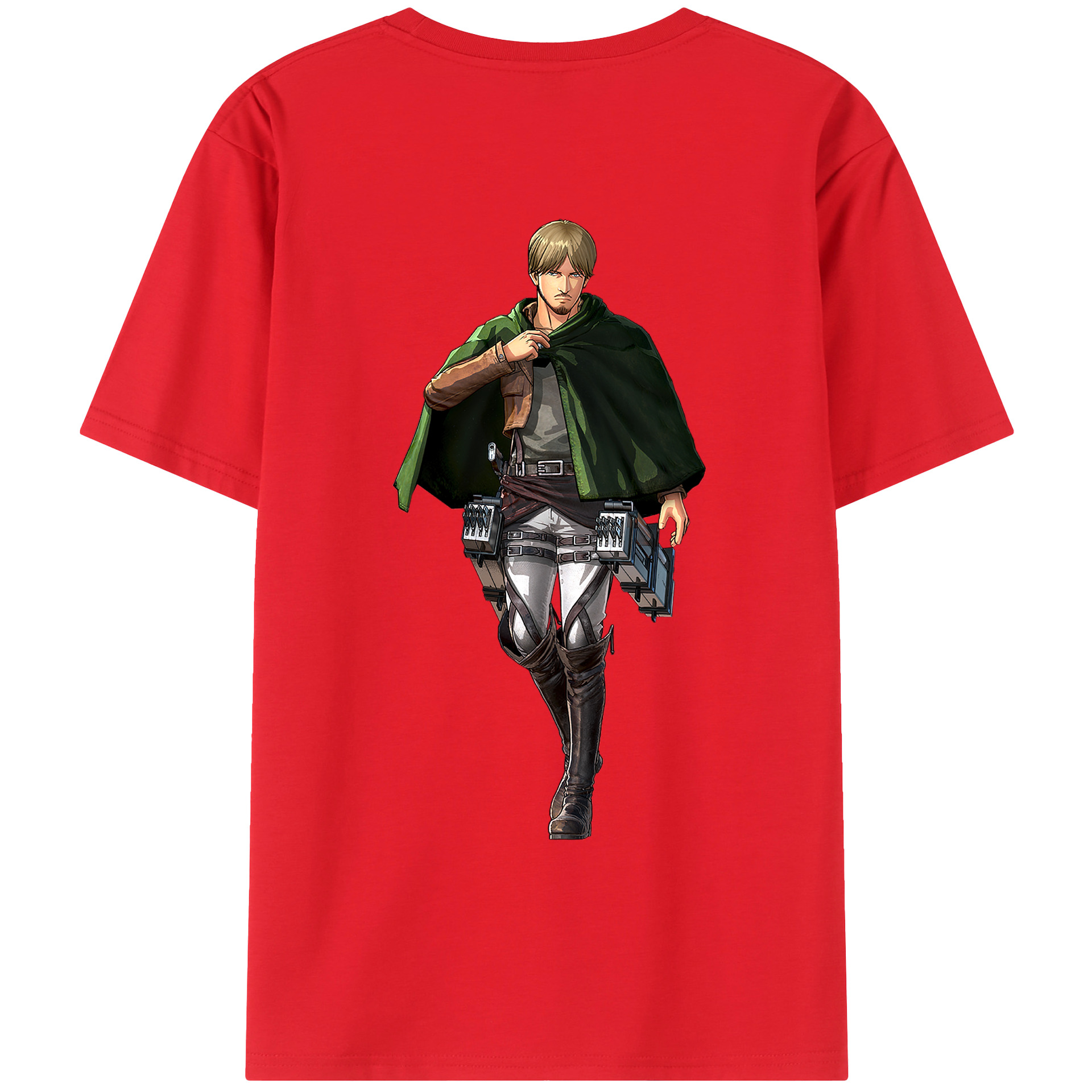 （画像用） 進撃の巨人 ミケ·ザカリアス Attack on Titan Mike Zakarius レディース半袖Tシャツ(バックプリント)