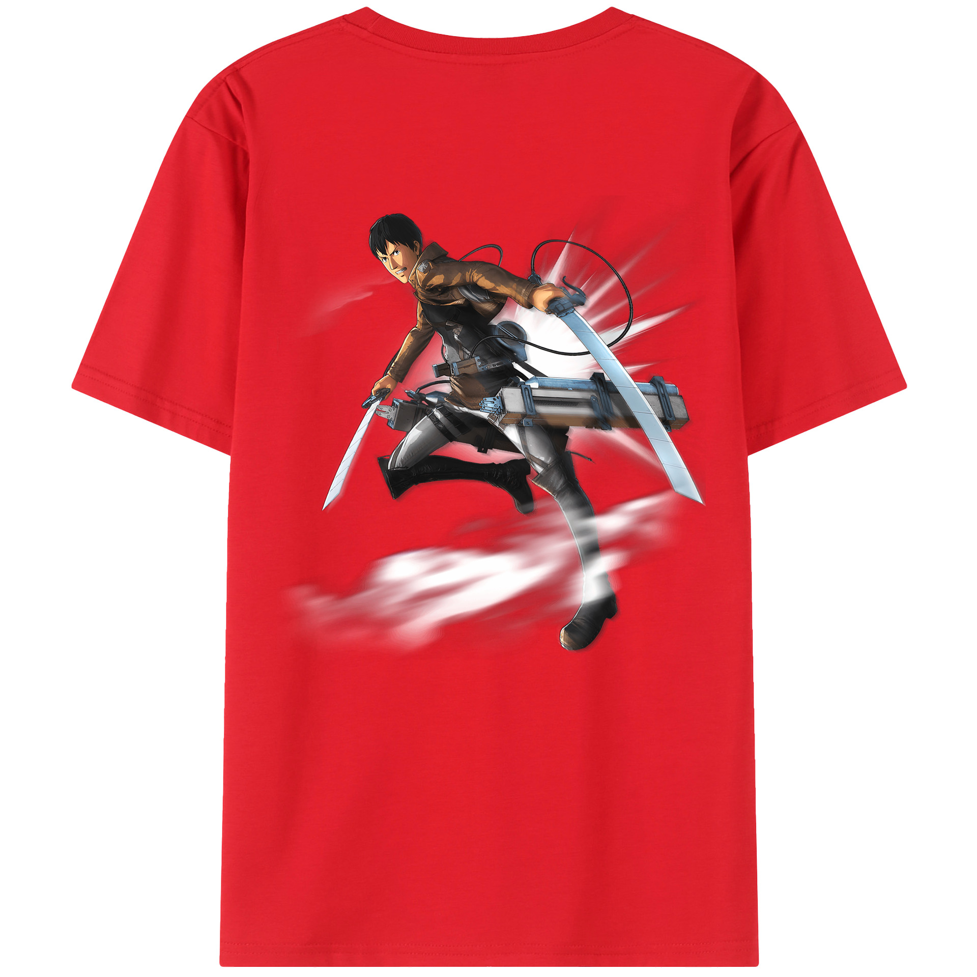 （画像用） 進撃の巨人 ベルトルト・フーバー Attack on Titan Bertholdt Hoover レディース半袖Tシャツ(バックプリント)
