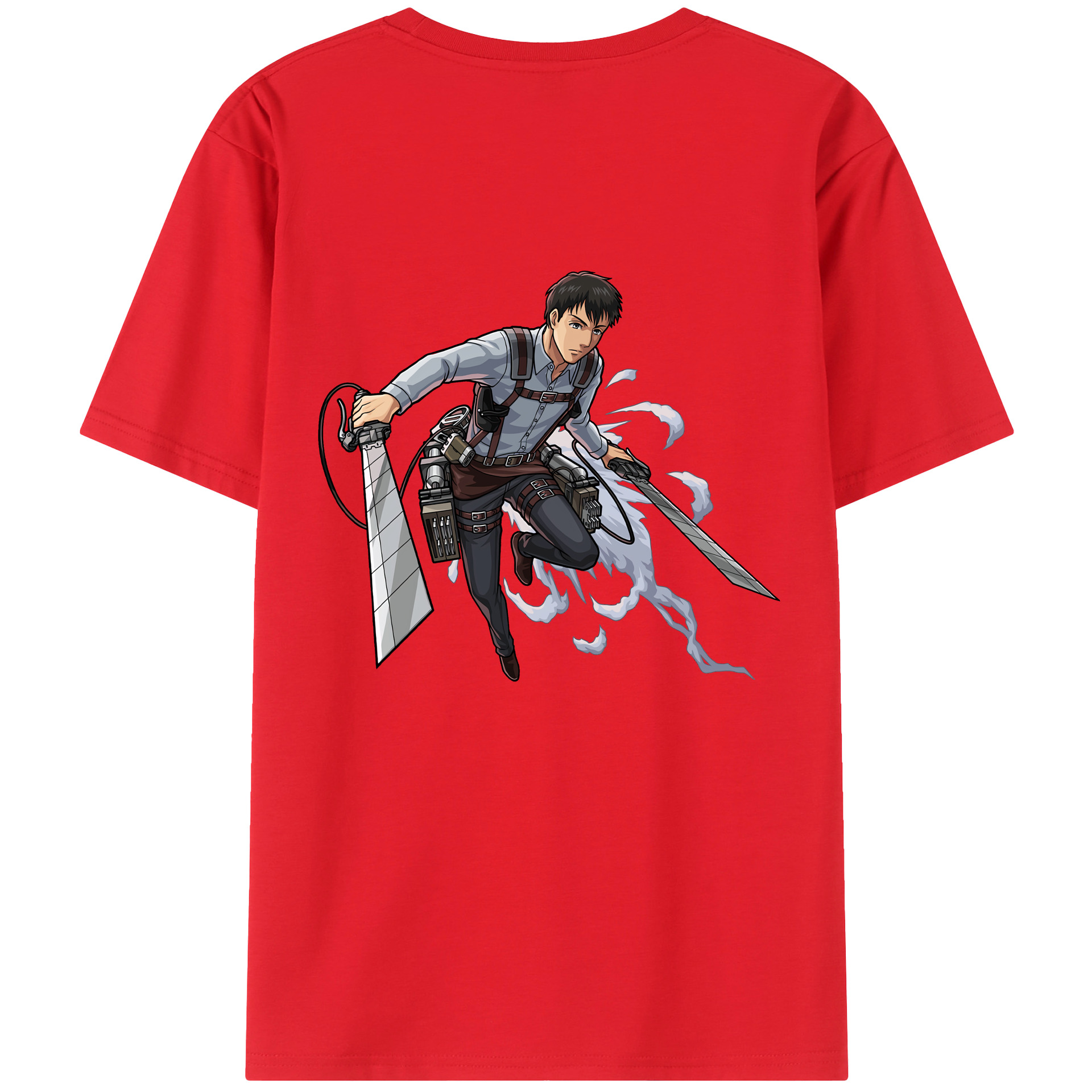（画像用） 進撃の巨人 ベルトルト・フーバー Attack on Titan Bertholdt Hoover レディース半袖Tシャツ(バックプリント)