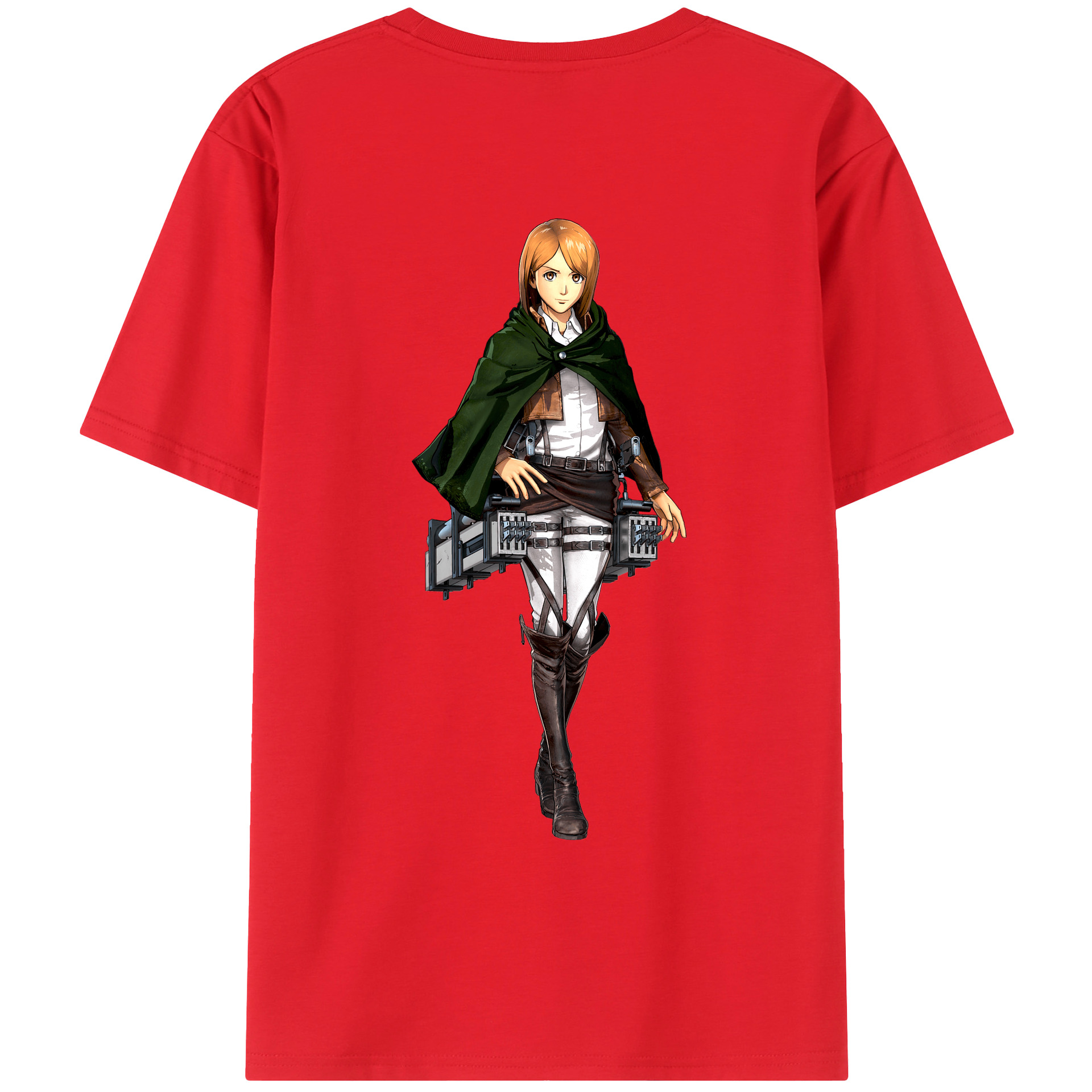 （画像用） 進撃の巨人 ペトラ·ラル Attack on Titan Petra Rall レディース半袖Tシャツ(バックプリント)