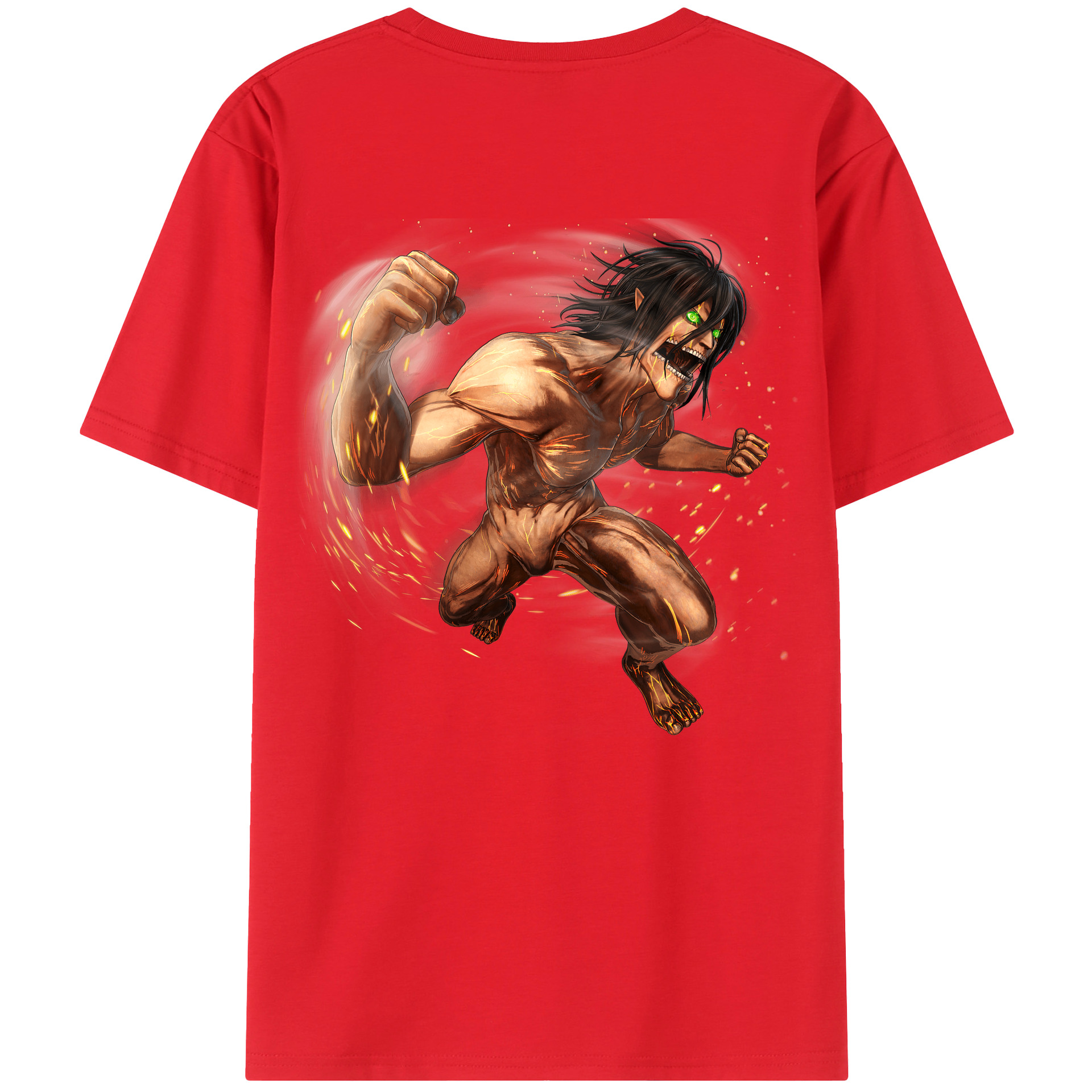 （画像用） 進撃の巨人 Attack on Titan レディース半袖Tシャツ(バックプリント)