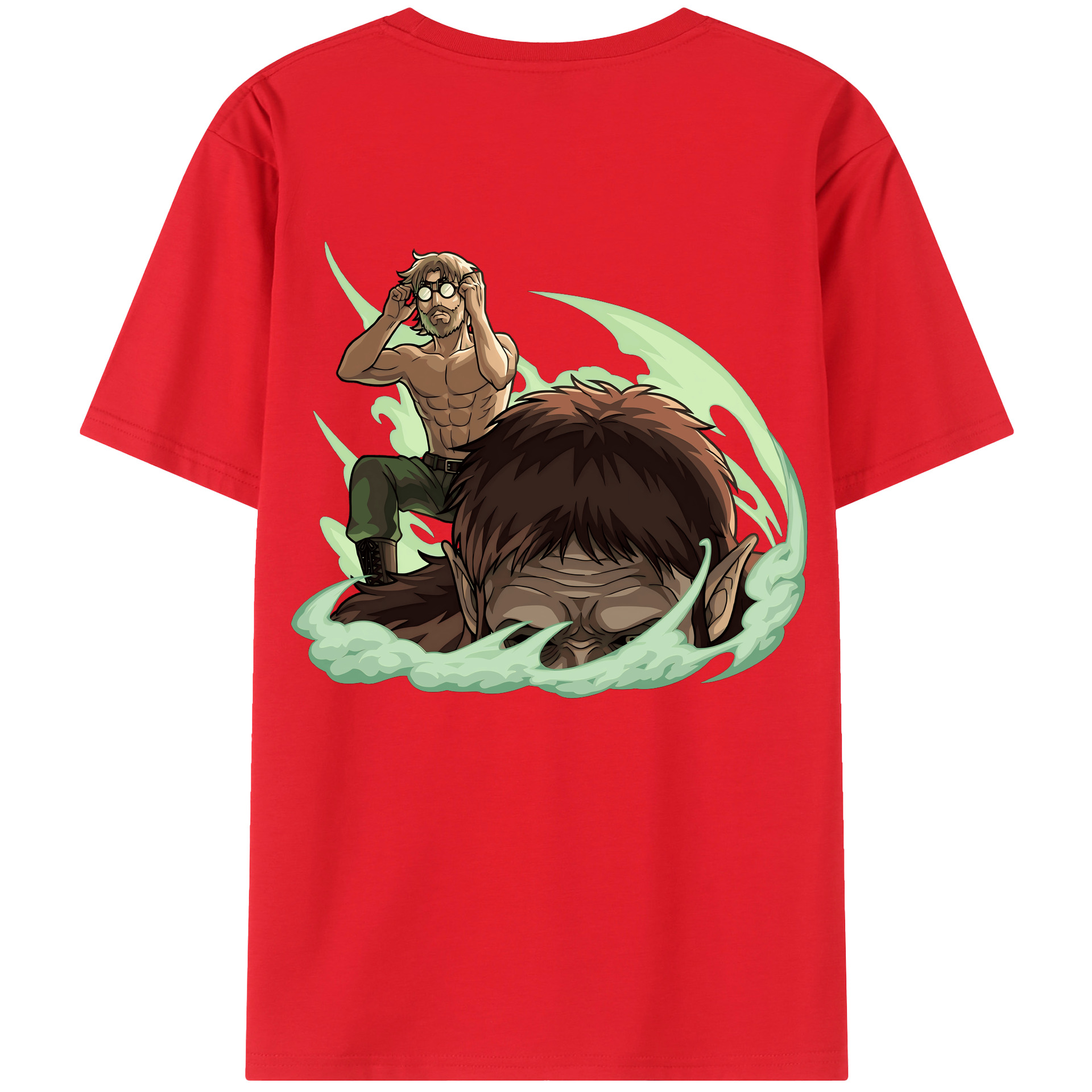 （画像用） 進撃の巨人 Attack on Titan レディース半袖Tシャツ(バックプリント)