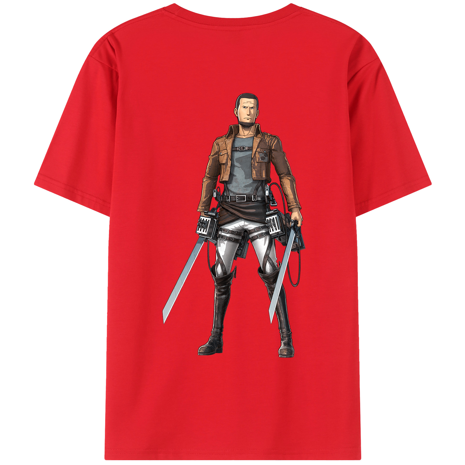（画像用） 進撃の巨人 Attack on Titan レディース半袖Tシャツ(バックプリント)