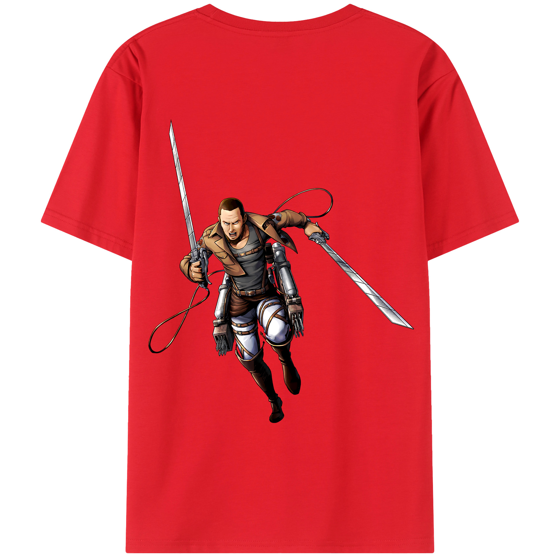 （画像用） 進撃の巨人 Attack on Titan レディース半袖Tシャツ(バックプリント)