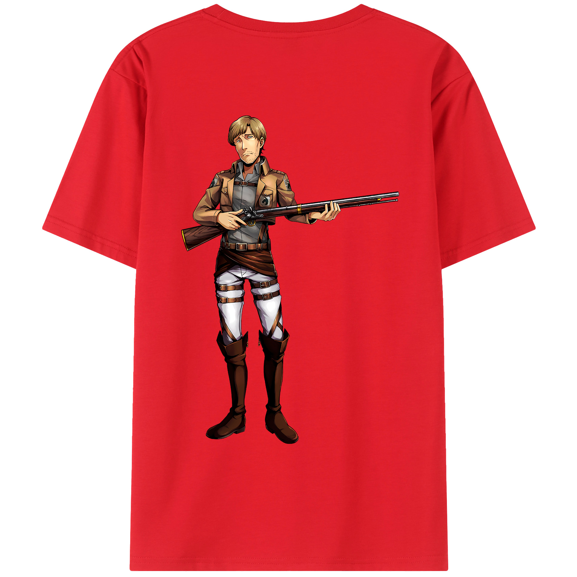 （画像用） 進撃の巨人 Attack on Titan レディース半袖Tシャツ(バックプリント)