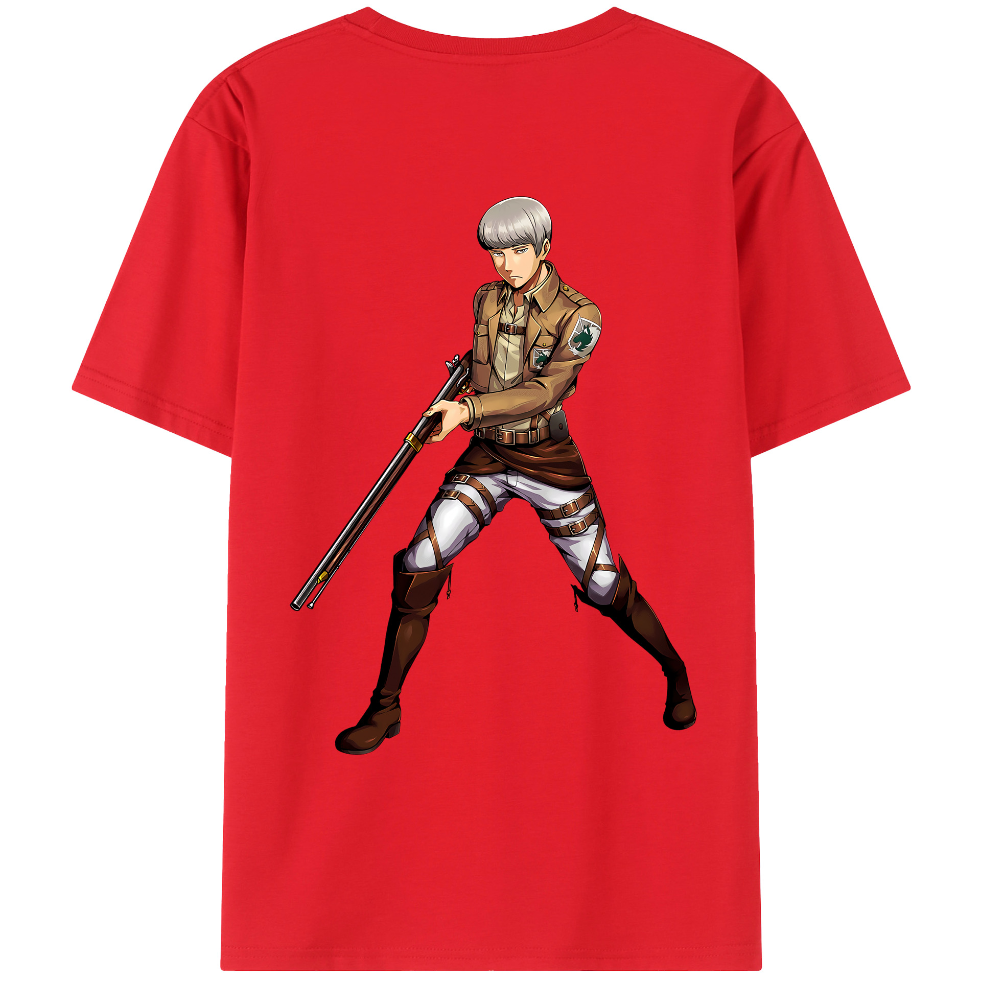 （画像用） 進撃の巨人 Attack on Titan レディース半袖Tシャツ(バックプリント)