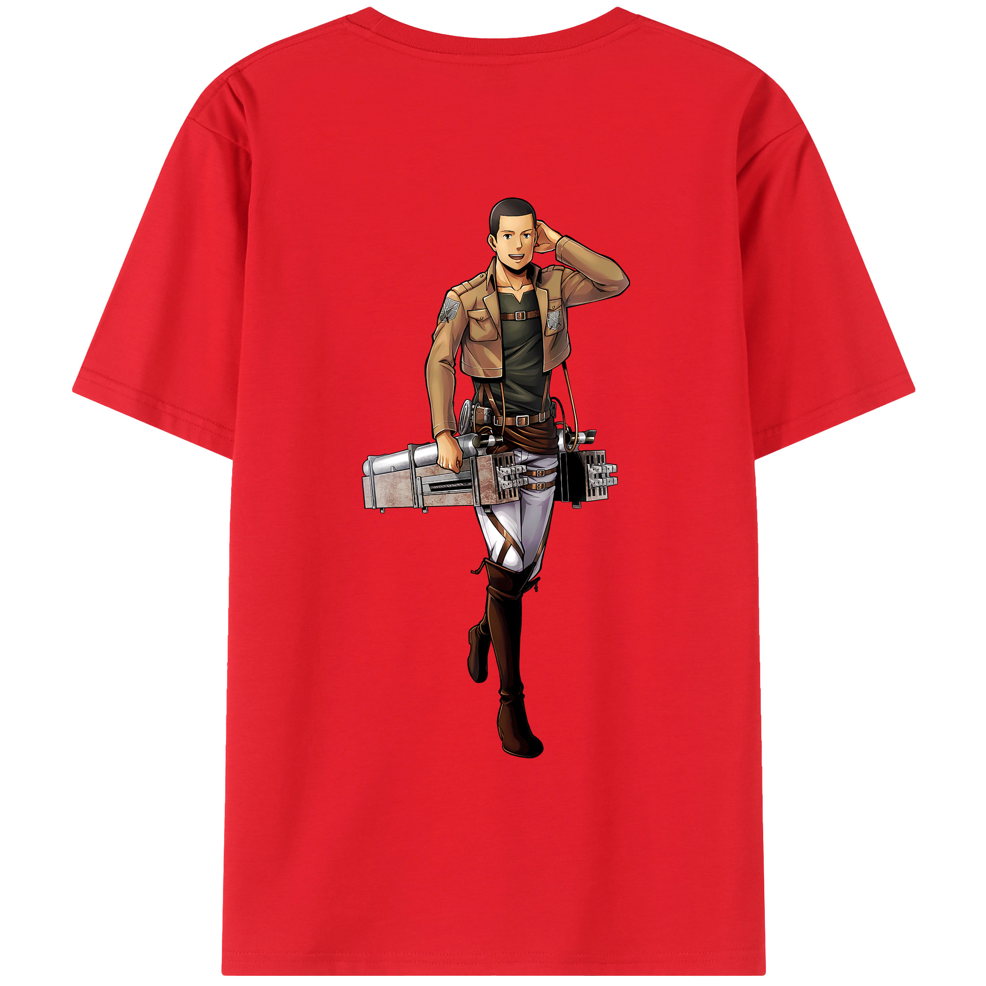 （画像用） 進撃の巨人 Attack on Titan レディース半袖Tシャツ(バックプリント)