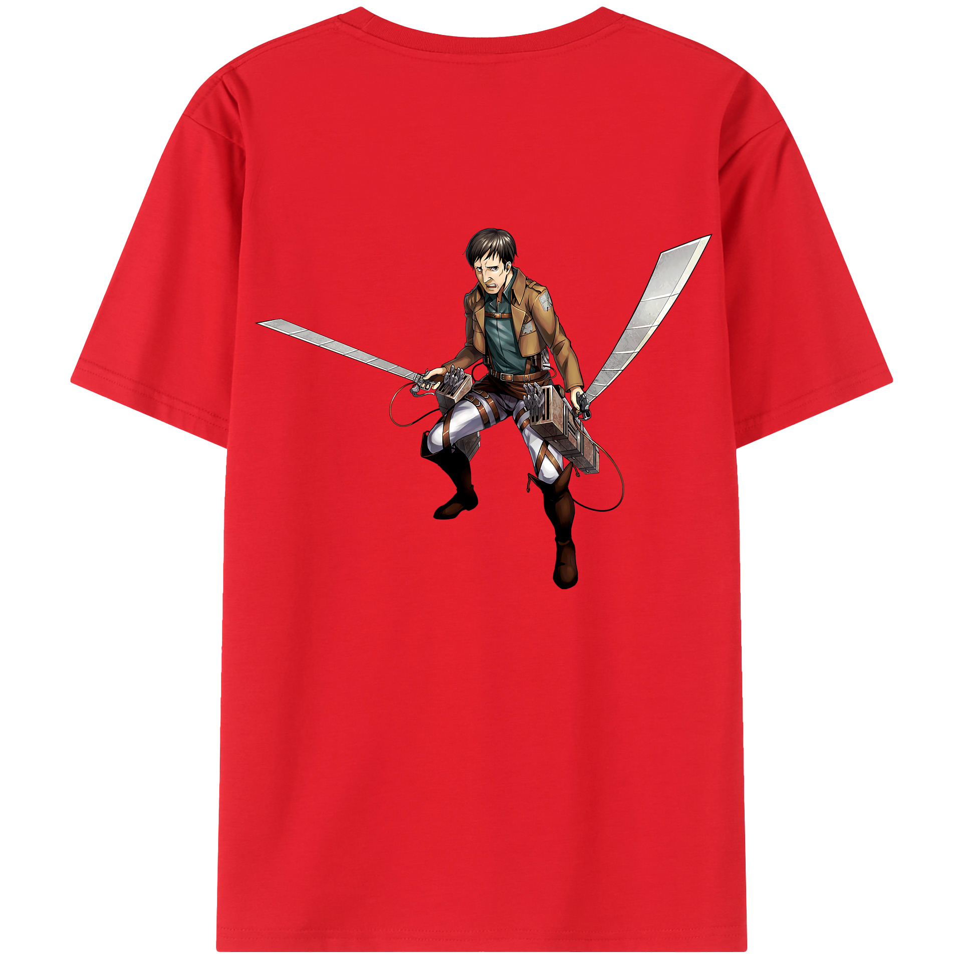 （画像用） 進撃の巨人 Attack on Titan レディース半袖Tシャツ(バックプリント)
