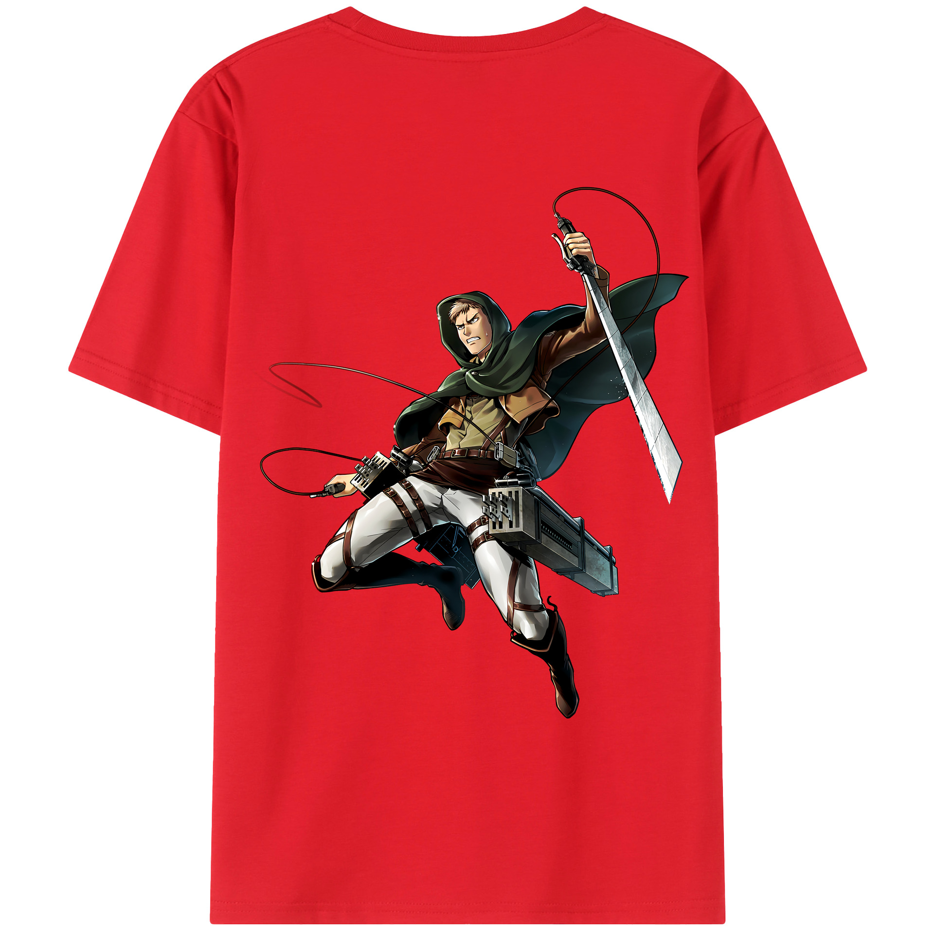 （画像用） 進撃の巨人 Attack on Titan レディース半袖Tシャツ(バックプリント)