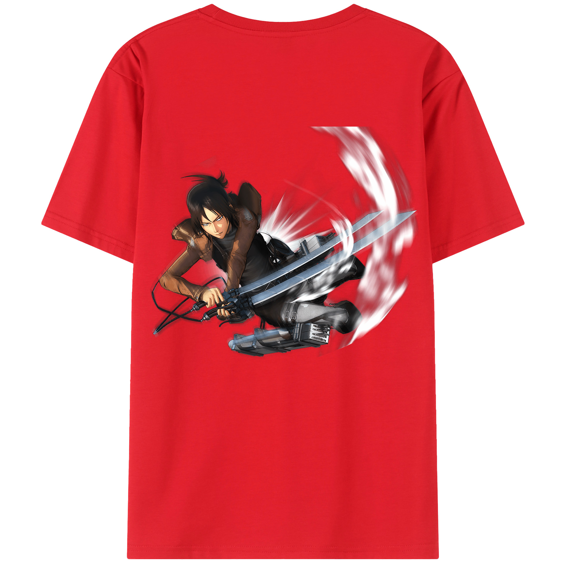 （画像用） 進撃の巨人 Attack on Titan レディース半袖Tシャツ(バックプリント)
