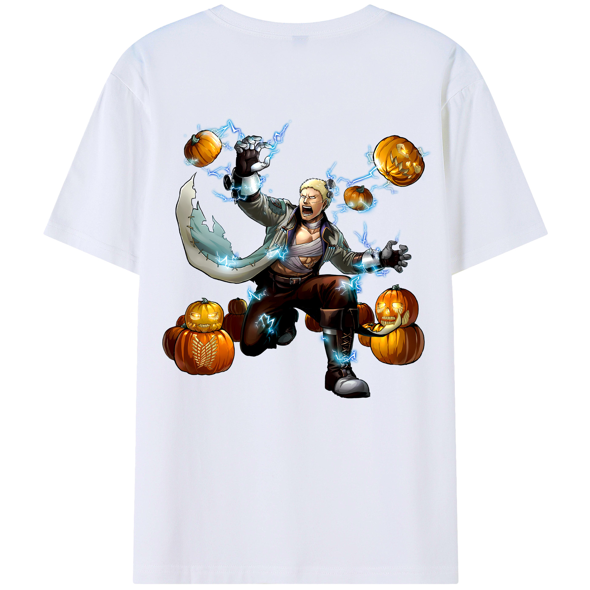（画像用） 進撃の巨人 ライナー・ブラウン Attack on Titan Reiner Braun レディース半袖Tシャツ(バックプリント)