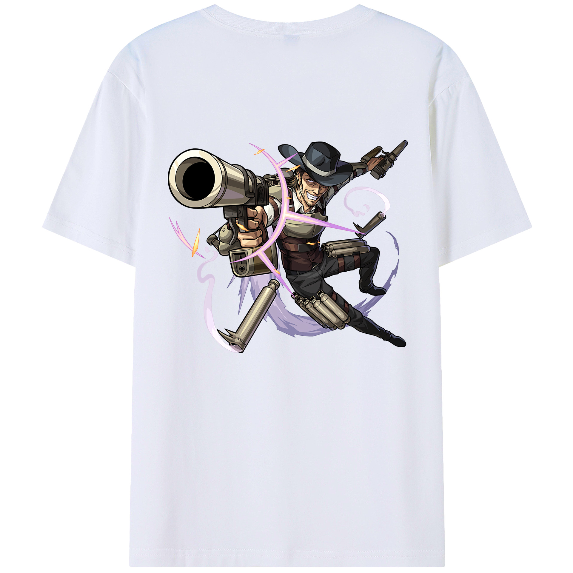 （画像用） 進撃の巨人 ケニー·アッカーマン Attack on Titan Kenny Ackerman レディース半袖Tシャツ(バックプリント)