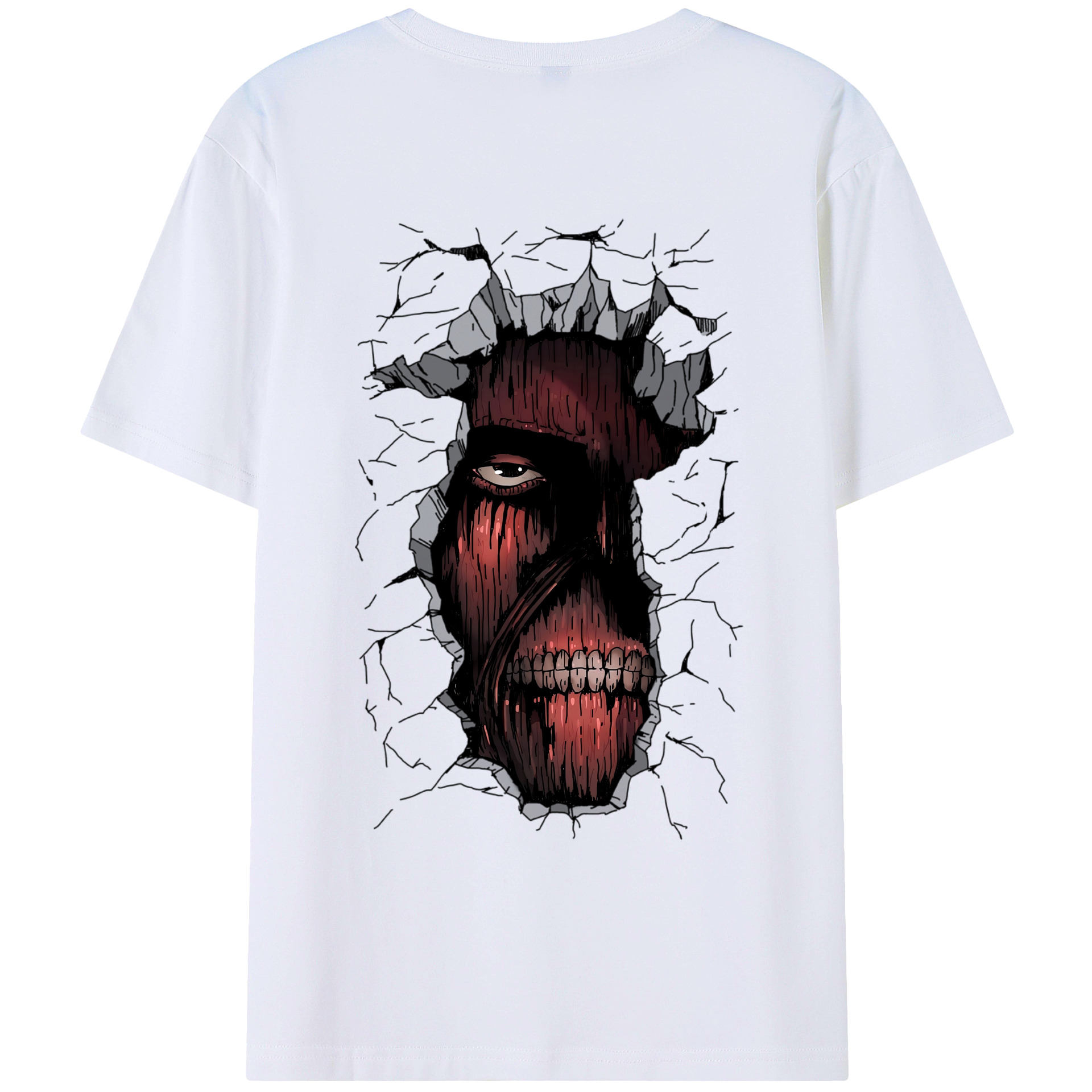 （画像用） 進撃の巨人 Attack on Titan レディース半袖Tシャツ(バックプリント)