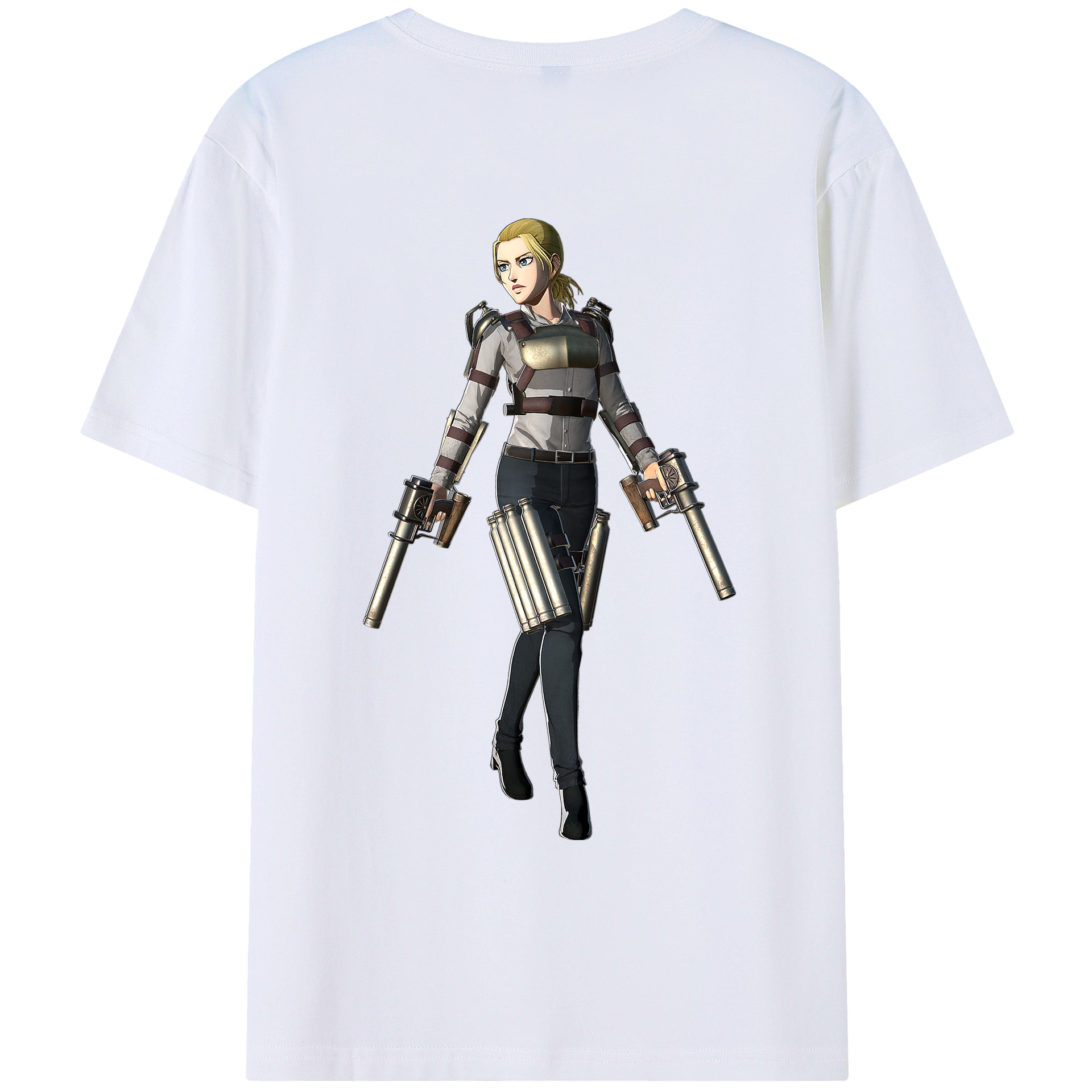 （画像用） 進撃の巨人 Attack on Titan レディース半袖Tシャツ(バックプリント)