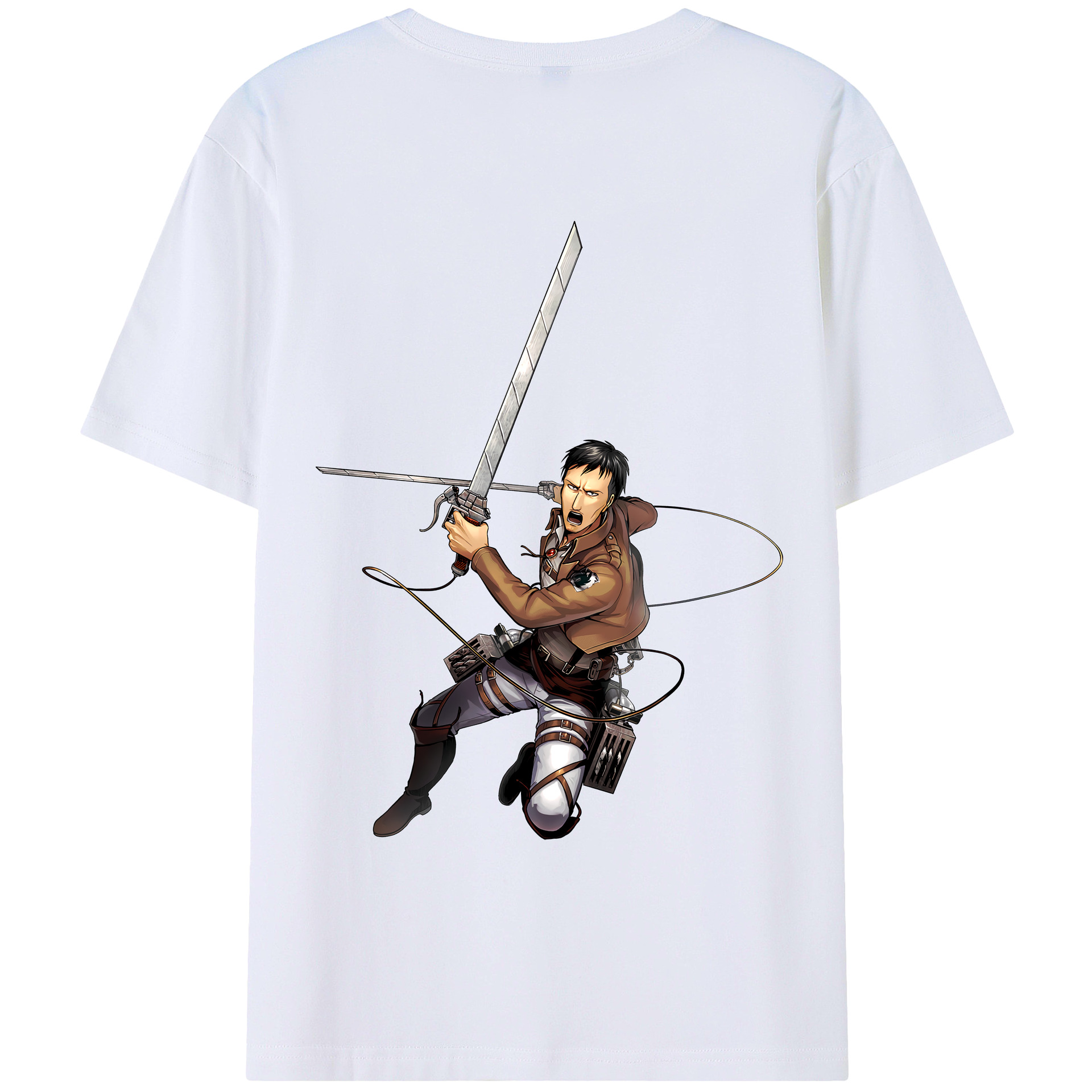 （画像用） 進撃の巨人 Attack on Titan レディース半袖Tシャツ(バックプリント)