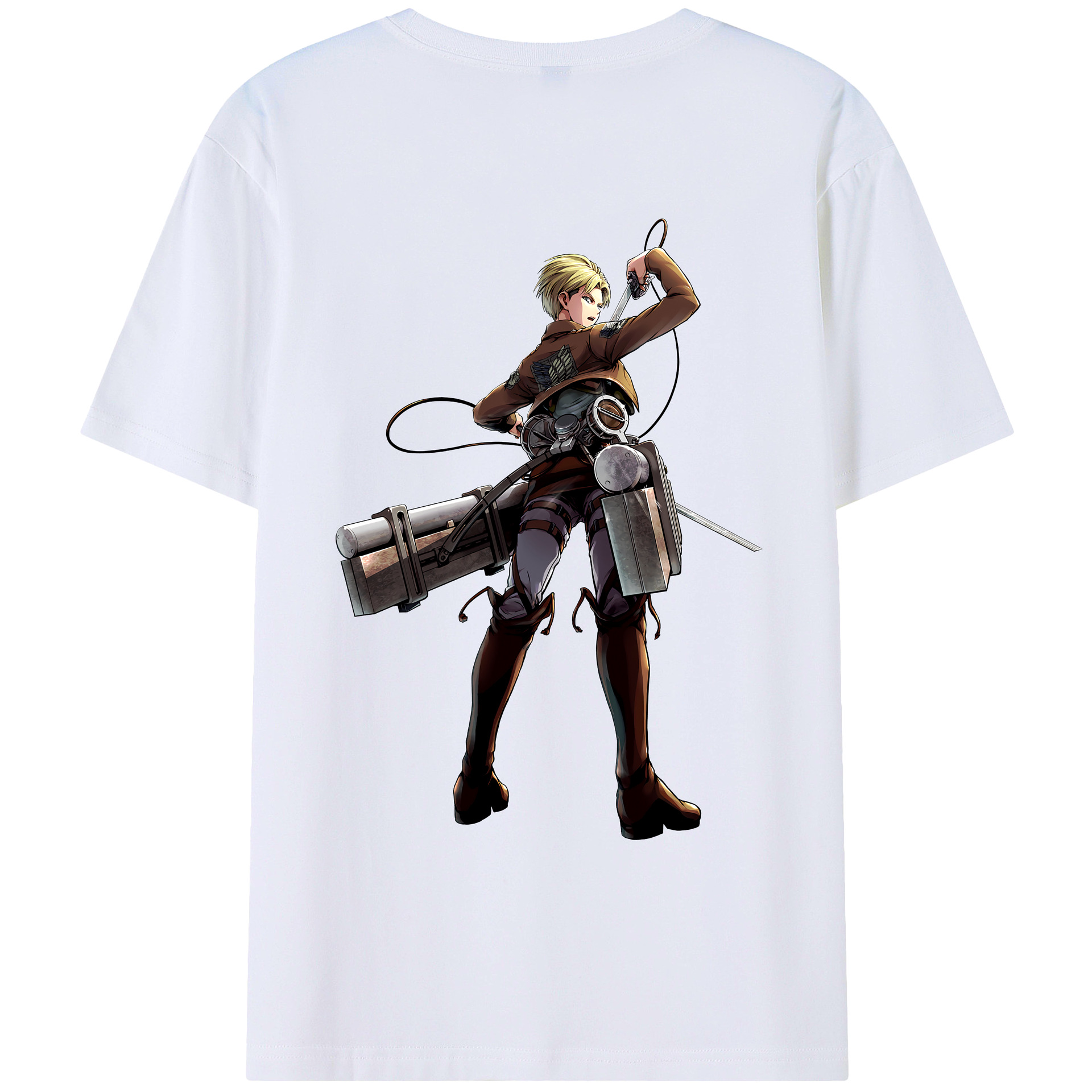 （画像用） 進撃の巨人 Attack on Titan レディース半袖Tシャツ(バックプリント)