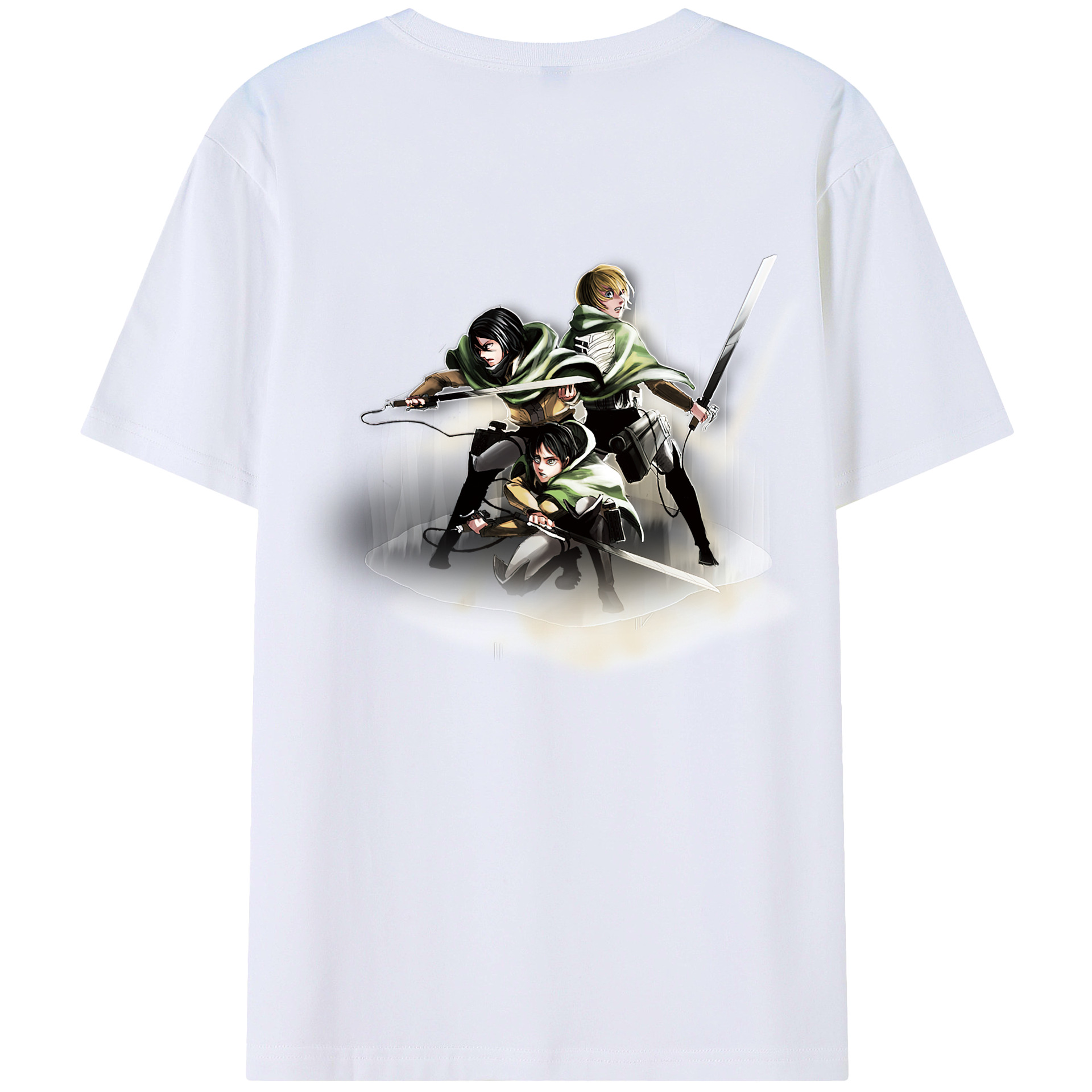 （画像用） 進撃の巨人 Attack on Titan レディース半袖Tシャツ(バックプリント)