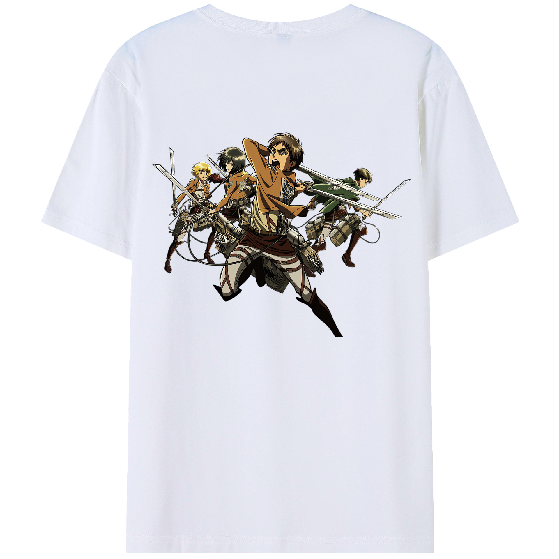 （画像用） 進撃の巨人 エレン･イェーガー Attack on Titan Eren Jäger レディース半袖Tシャツ(バックプリント)