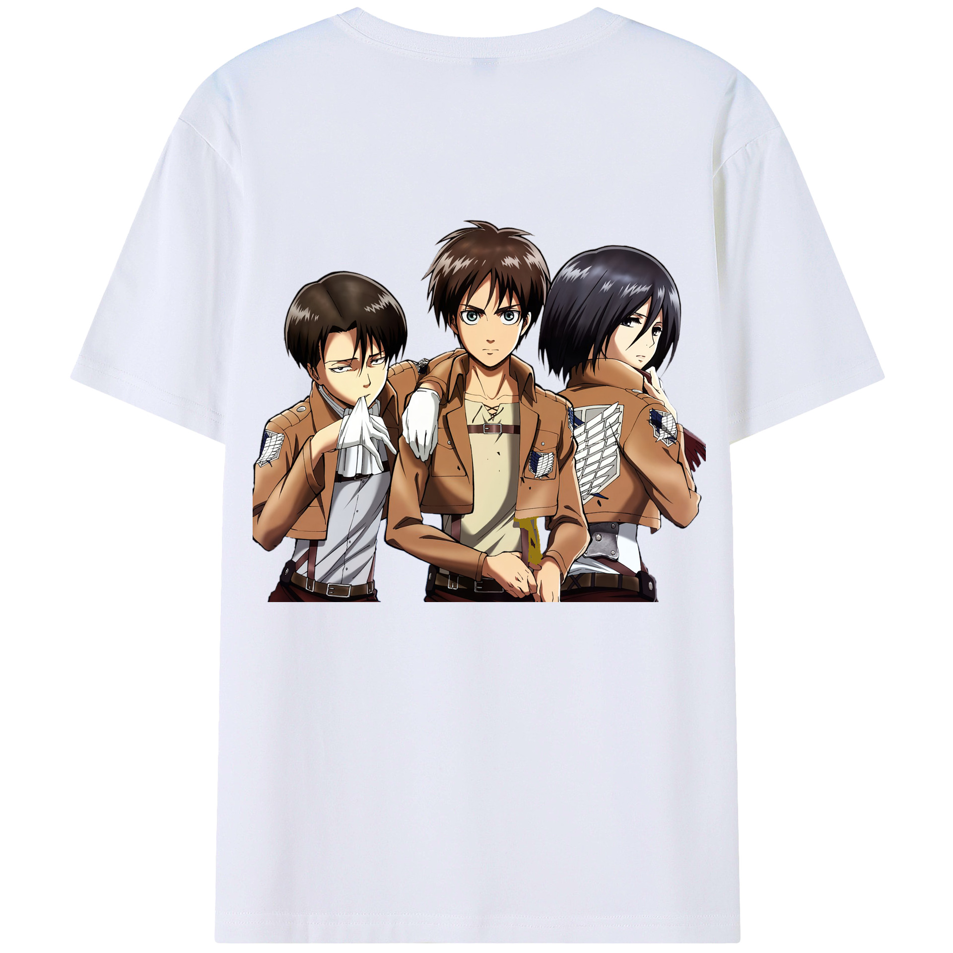 （画像用） 進撃の巨人 エレン･イェーガー Attack on Titan Eren Jäger レディース半袖Tシャツ(バックプリント)