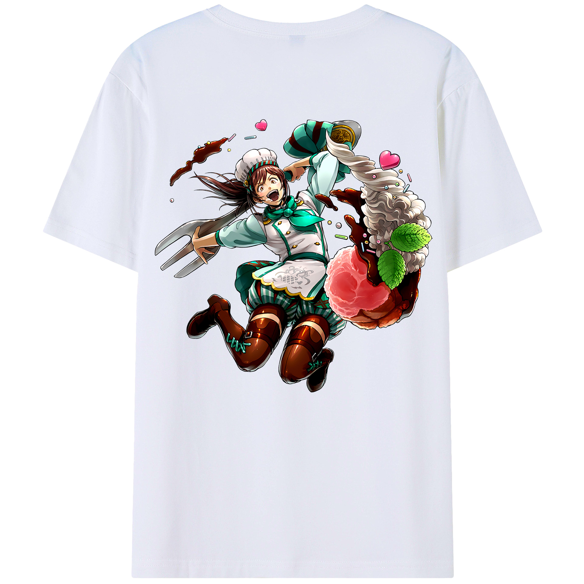 （画像用） 進撃の巨人 サシャ·ブラウス Attack on Titan Sasha Blaus レディース半袖Tシャツ(バックプリント)