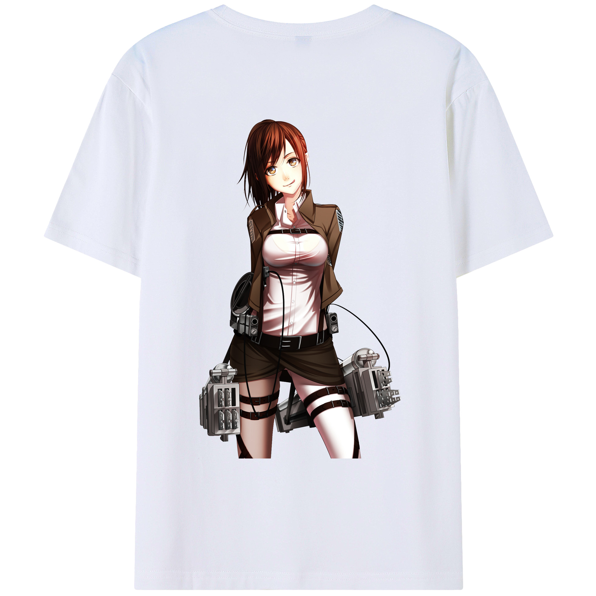 （画像用） 進撃の巨人 サシャ·ブラウス Attack on Titan Sasha Blaus レディース半袖Tシャツ(バックプリント)