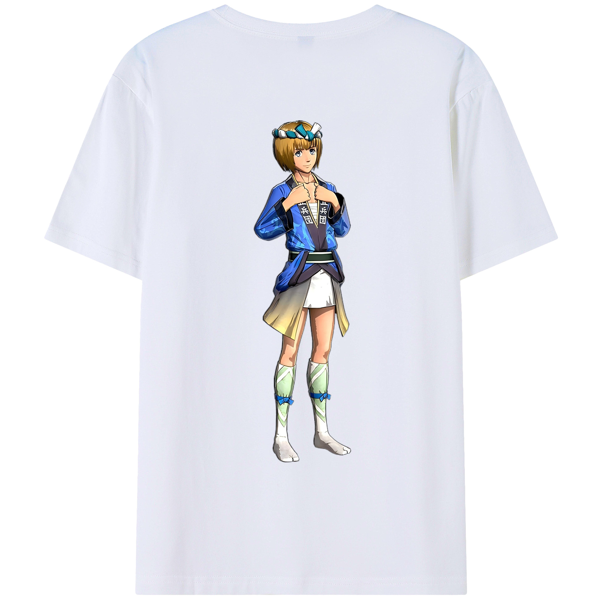 （画像用） 進撃の巨人 アルミン·アルレルト Attack on Titan Armin Arlert レディース半袖Tシャツ(バックプリント)