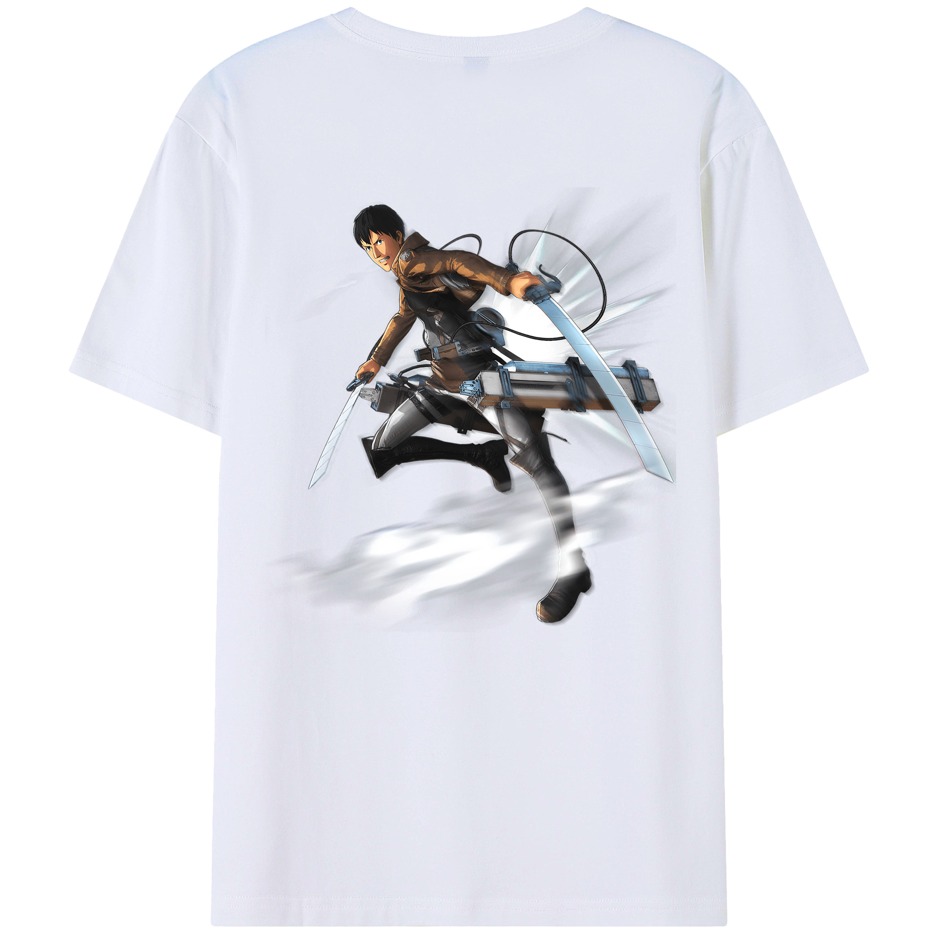 （画像用） 進撃の巨人 ベルトルト・フーバー Attack on Titan Bertholdt Hoover レディース半袖Tシャツ(バックプリント)