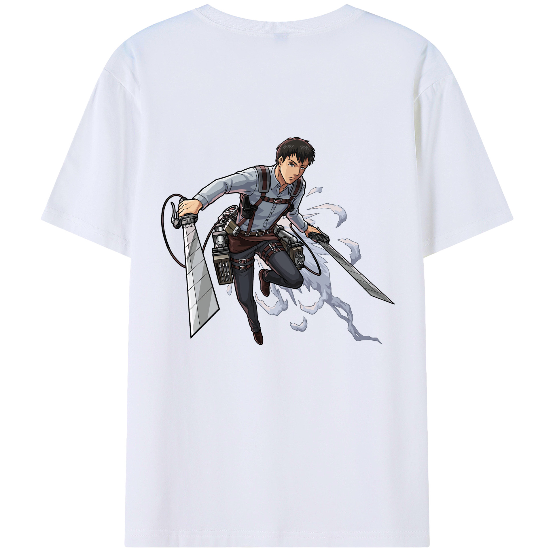 （画像用） 進撃の巨人 ベルトルト・フーバー Attack on Titan Bertholdt Hoover レディース半袖Tシャツ(バックプリント)
