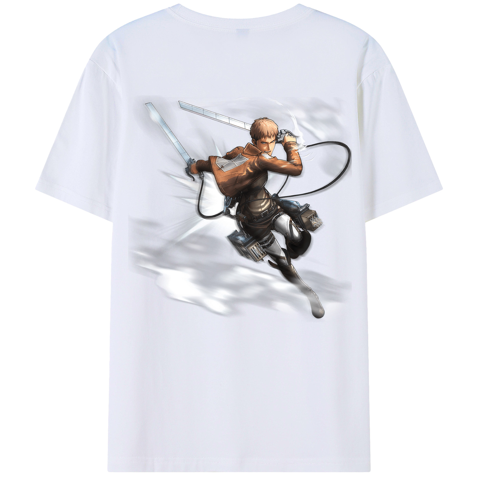 （画像用） 進撃の巨人 ジャン・キルシュタイン Attack on Titan Jean Kirstein レディース半袖Tシャツ(バックプリント)