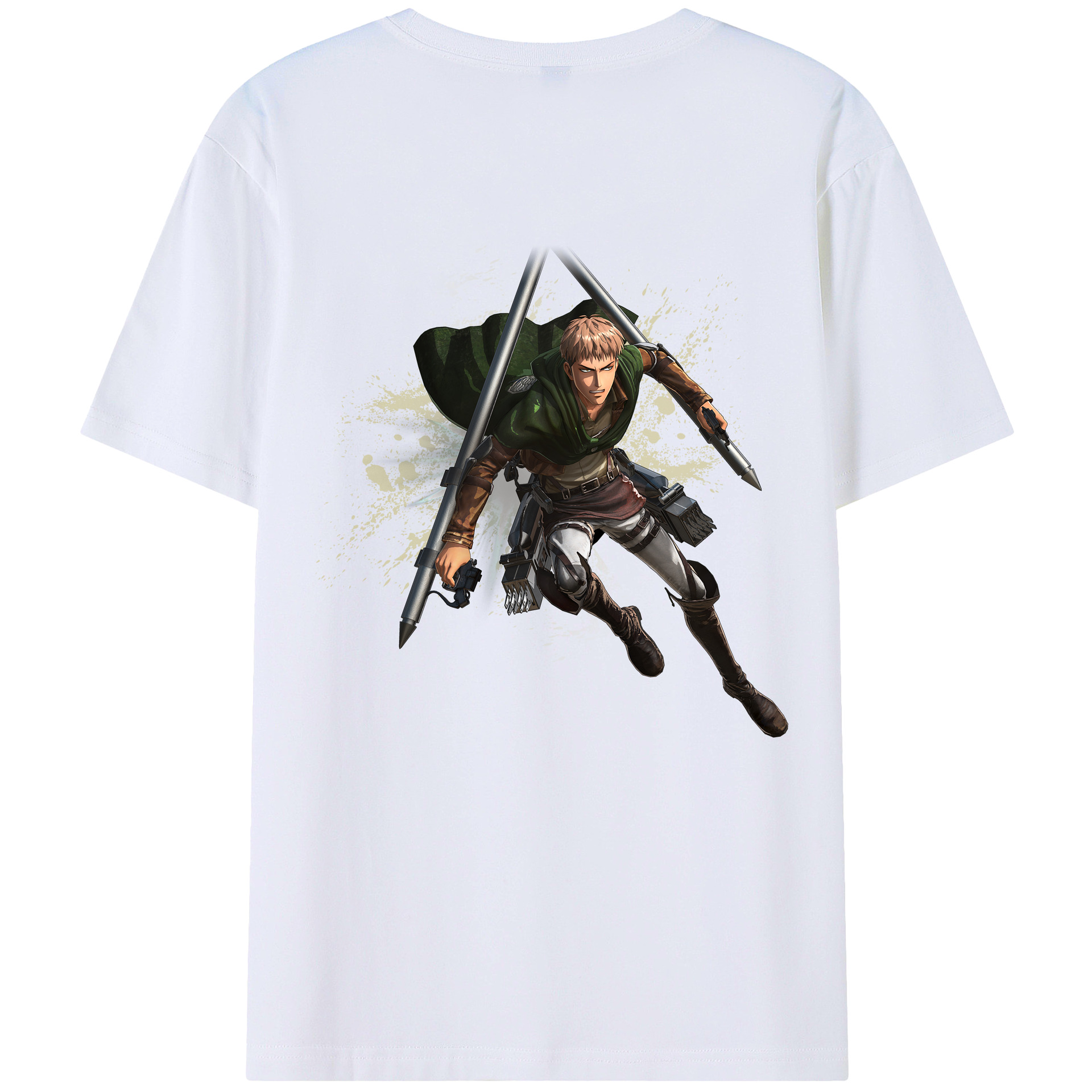 （画像用） 進撃の巨人 ジャン・キルシュタイン Attack on Titan Jean Kirstein レディース半袖Tシャツ(バックプリント)