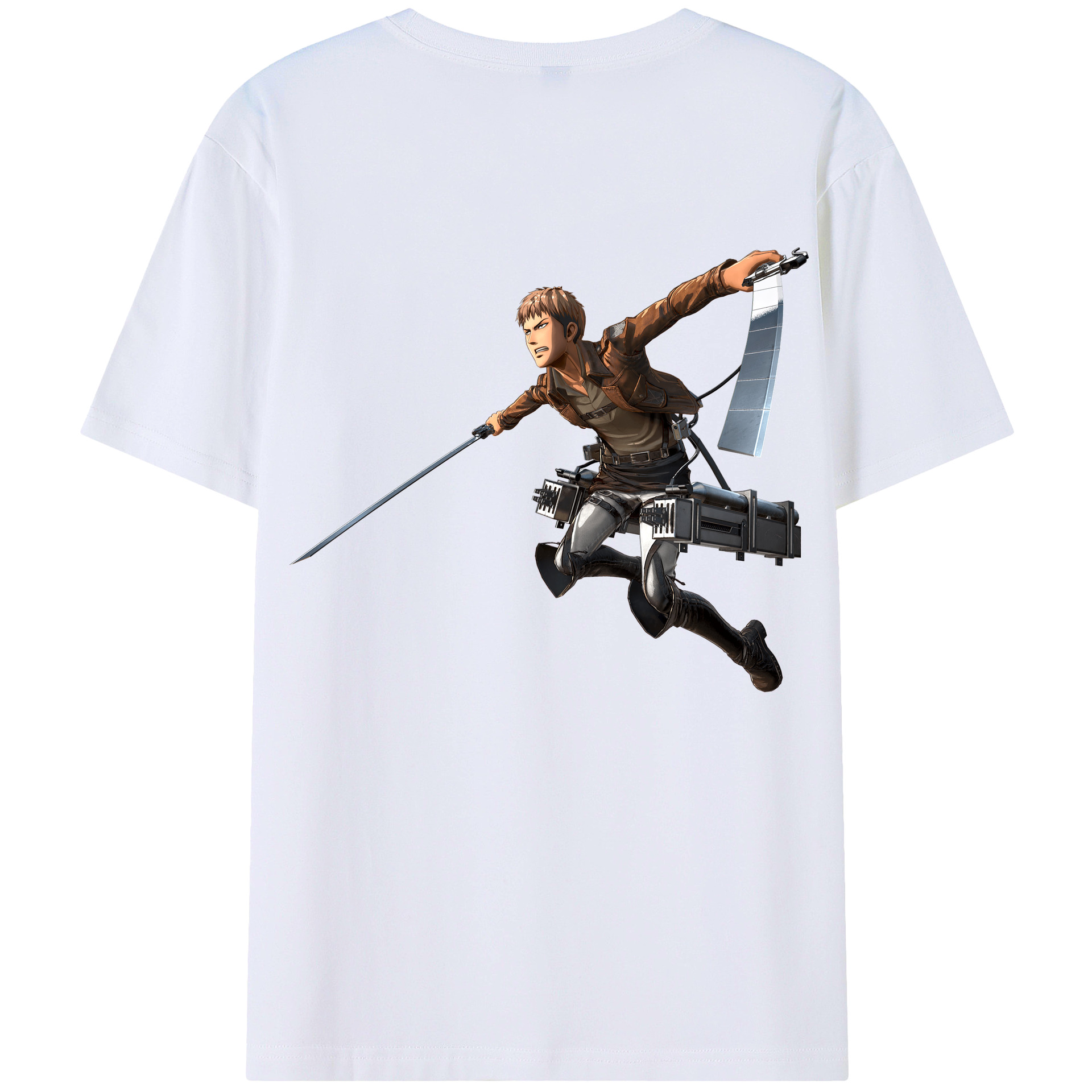 （画像用） 進撃の巨人 ジャン・キルシュタイン Attack on Titan Jean Kirstein レディース半袖Tシャツ(バックプリント)