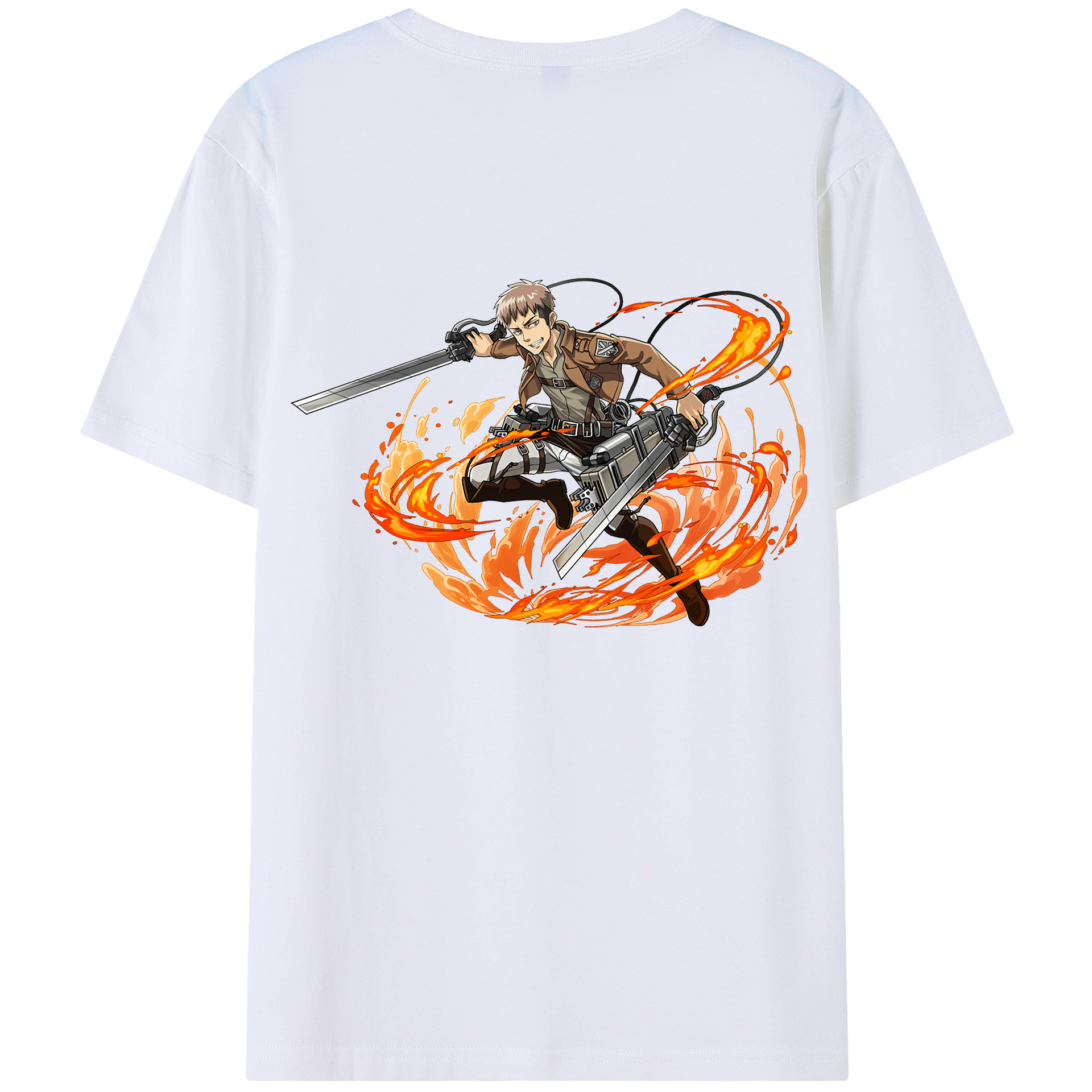 （画像用） 進撃の巨人 ジャン・キルシュタイン Attack on Titan Jean Kirstein レディース半袖Tシャツ(バックプリント)