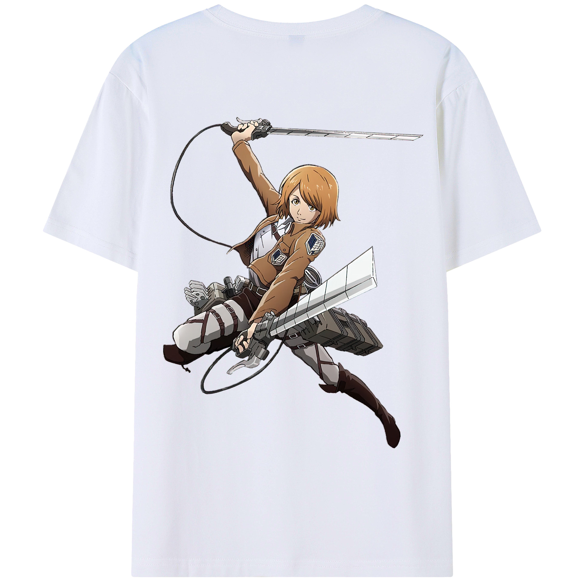（画像用） 進撃の巨人 ペトラ·ラル Attack on Titan Petra Rall レディース半袖Tシャツ(バックプリント)